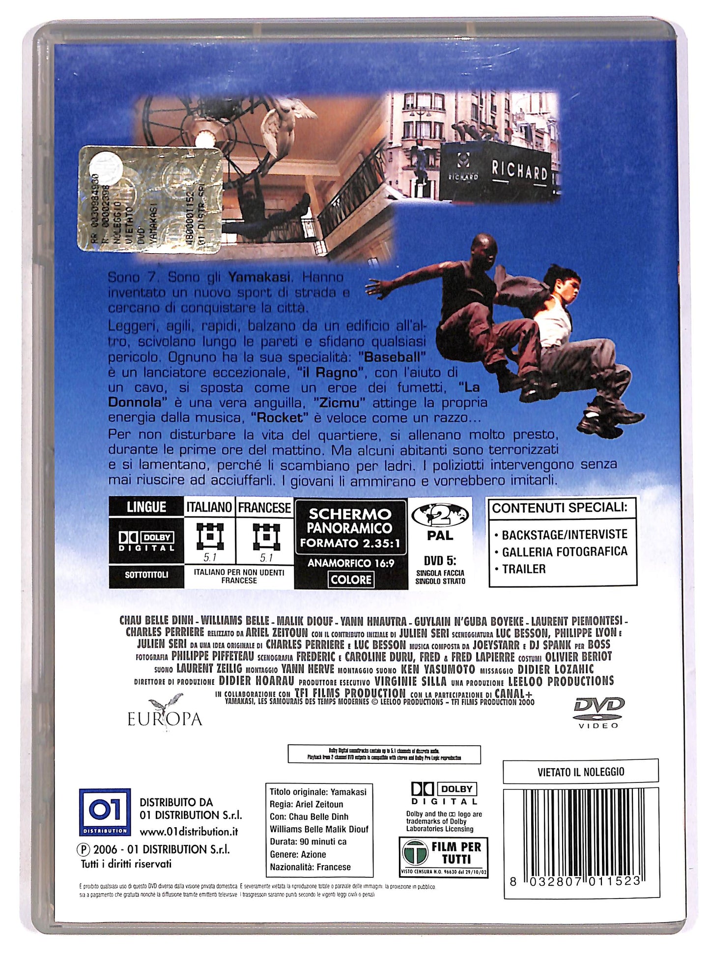 EBOND Yamakasi - I nuovi samurai DVD DB663239