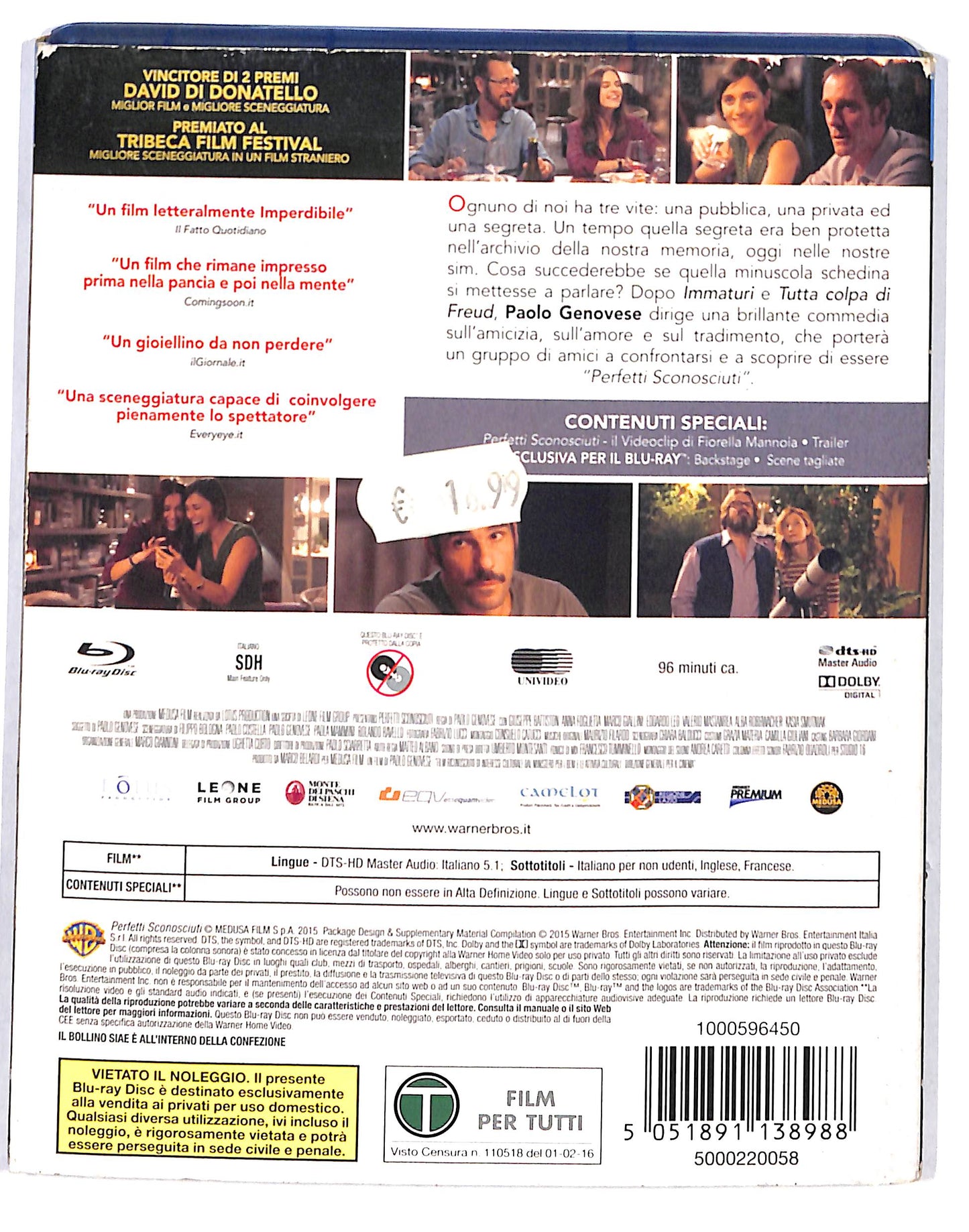 EBOND Perfetti sconosciuti BLURAY DB664103