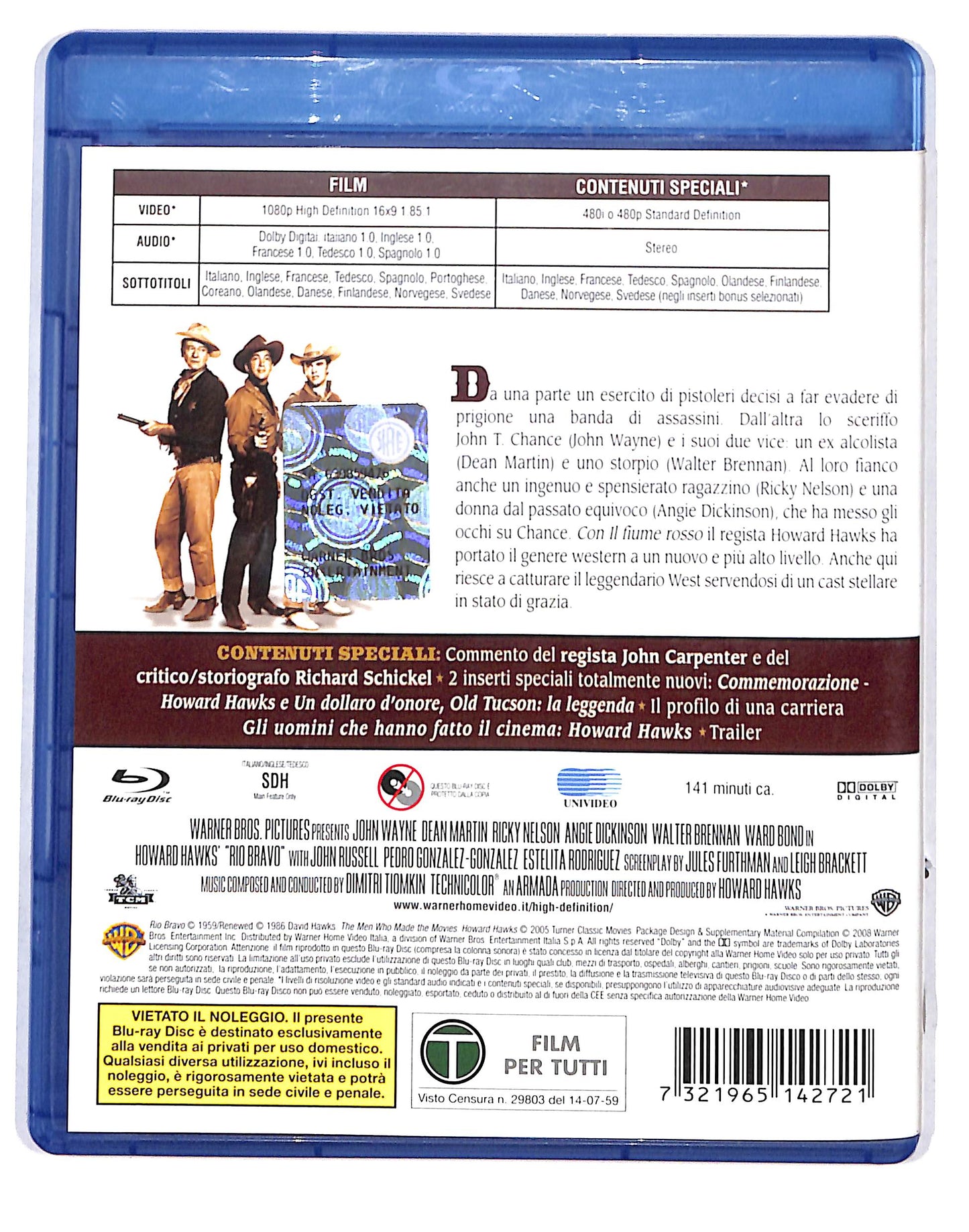 EBOND Un Dollaro D'Onore BLURAY DB664117