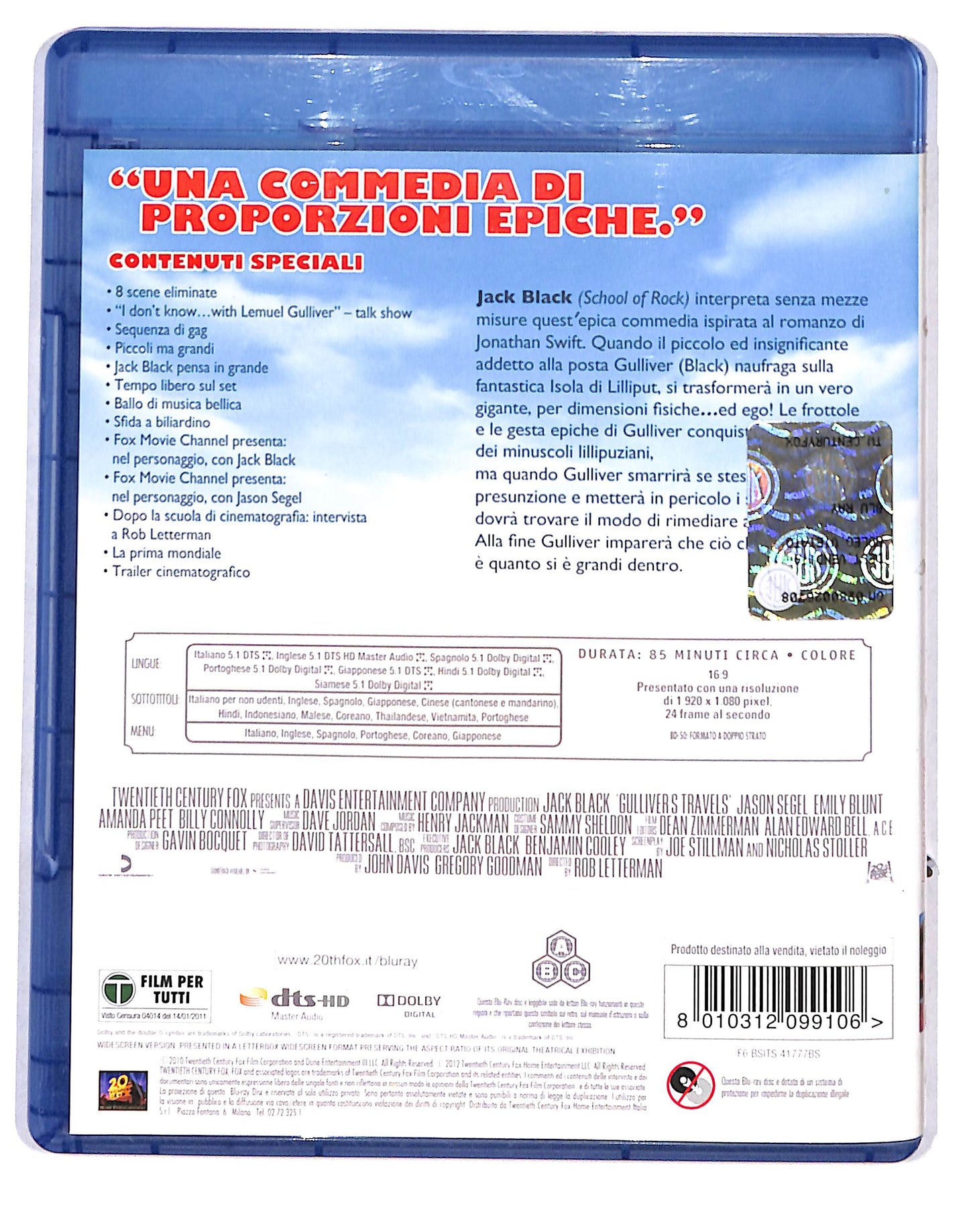 EBOND I Fantastici Viaggi Di Gulliver BLURAY DB664124