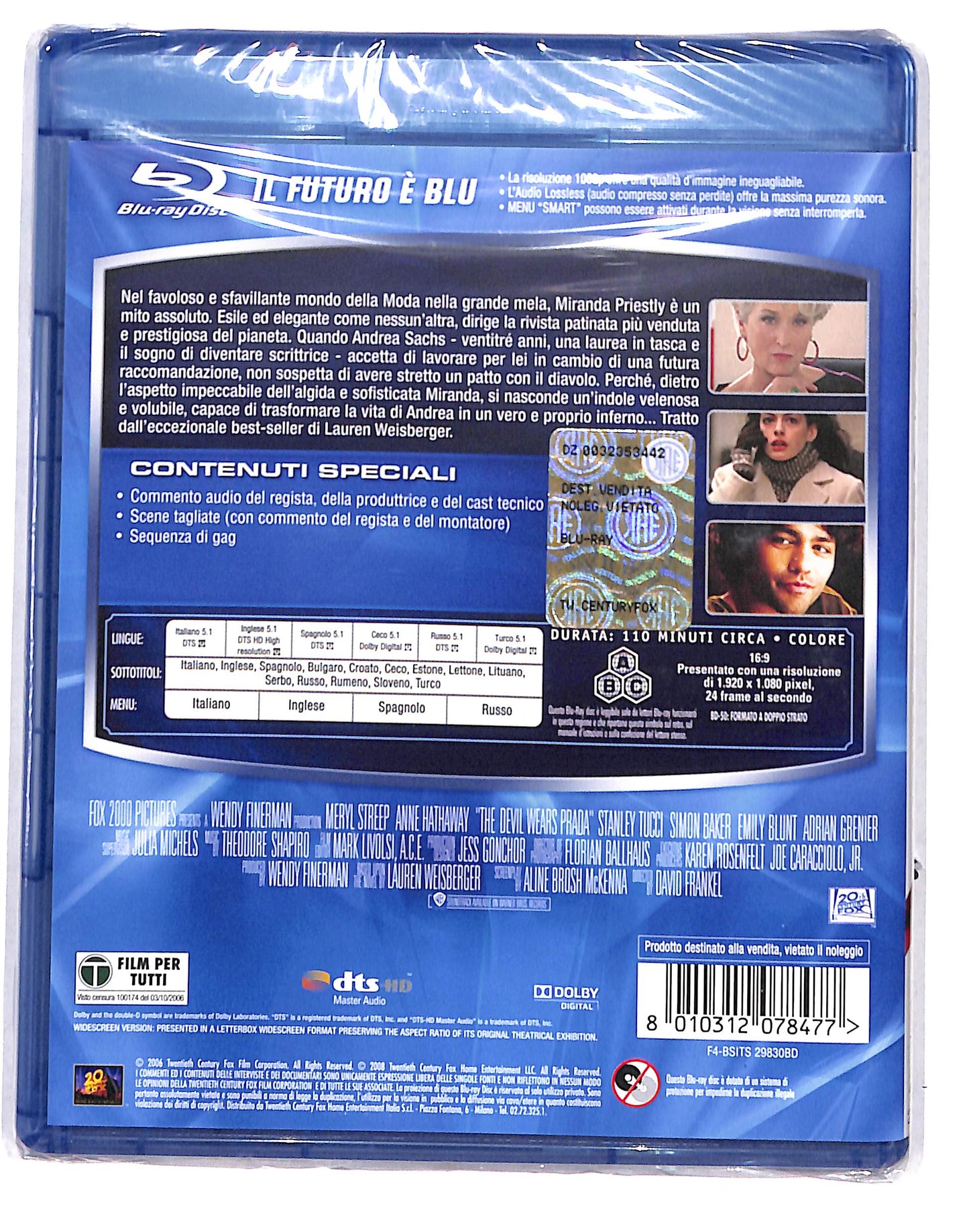 EBOND Il diavolo veste Prada BLURAY DB664128