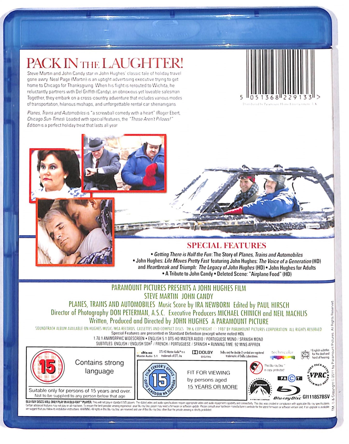 EBOND Planes Trains & Automobiles Versione Inglese BLURAY DB664132