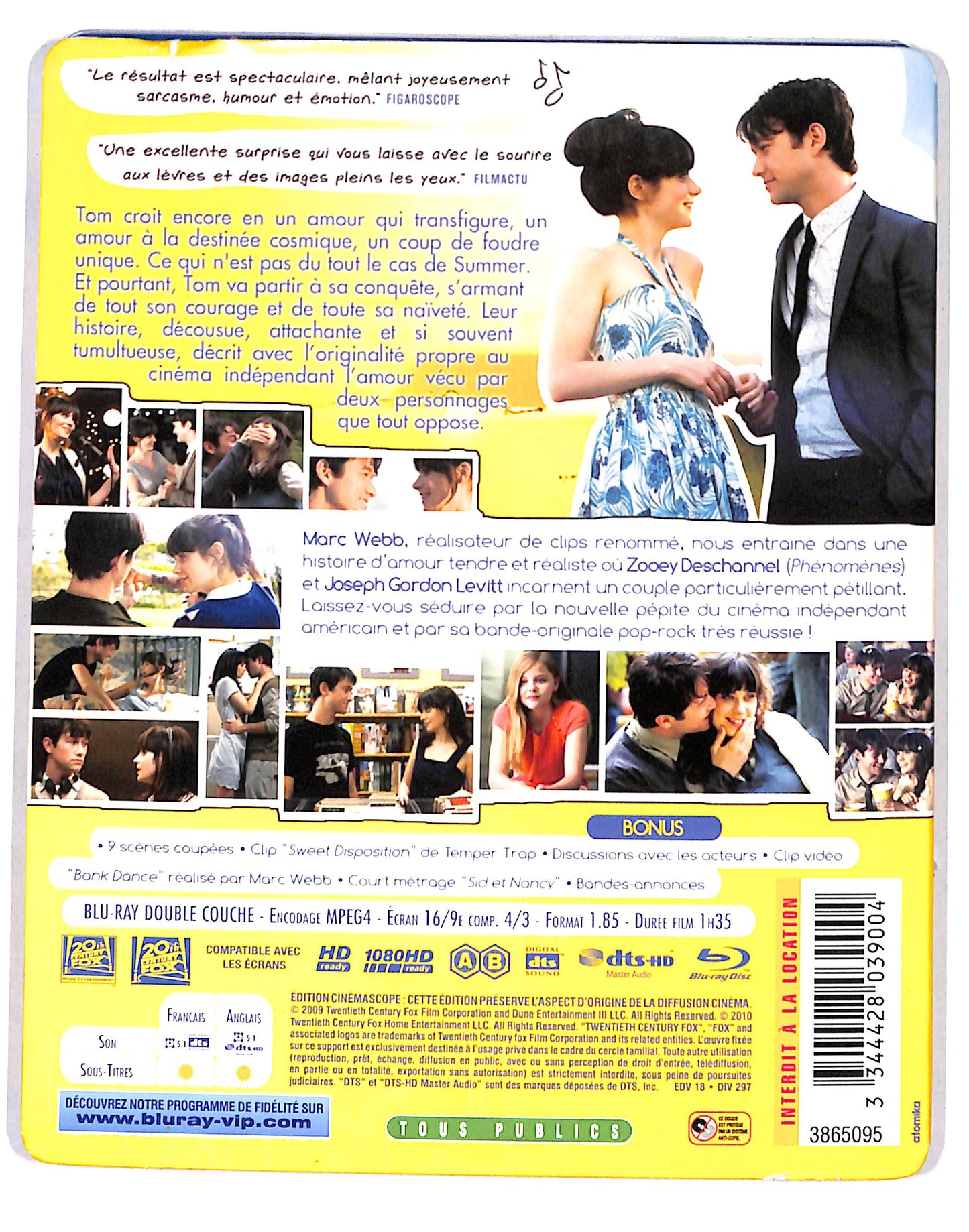 EBOND 500 jours ensemble - Versione Francese BLURAY DB664135