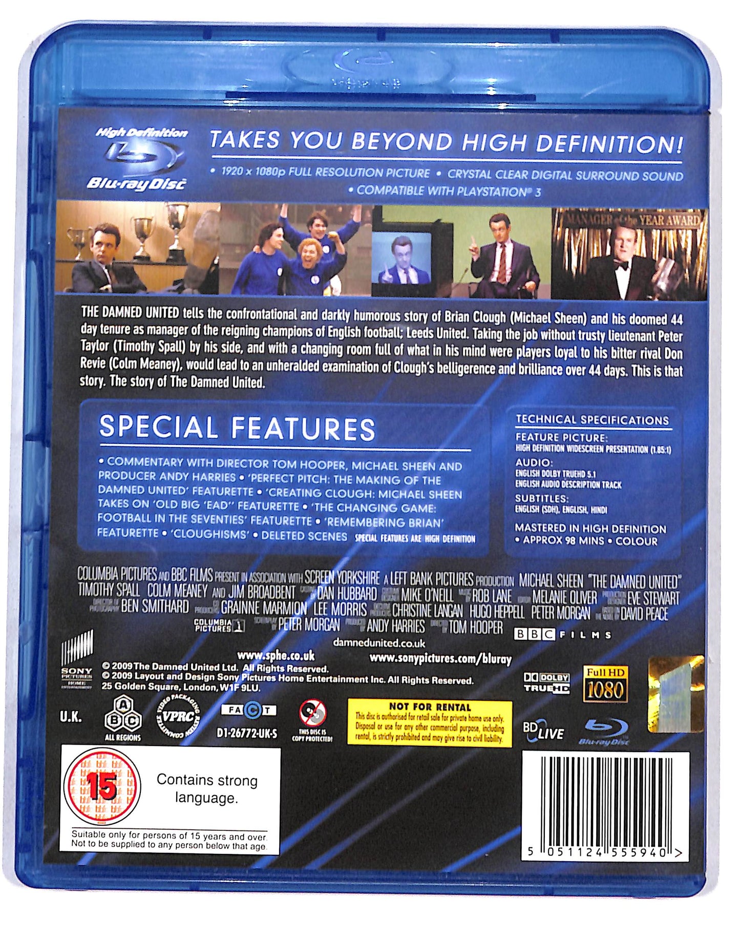EBOND The Damned United Edizione UK BLURAY DB664167