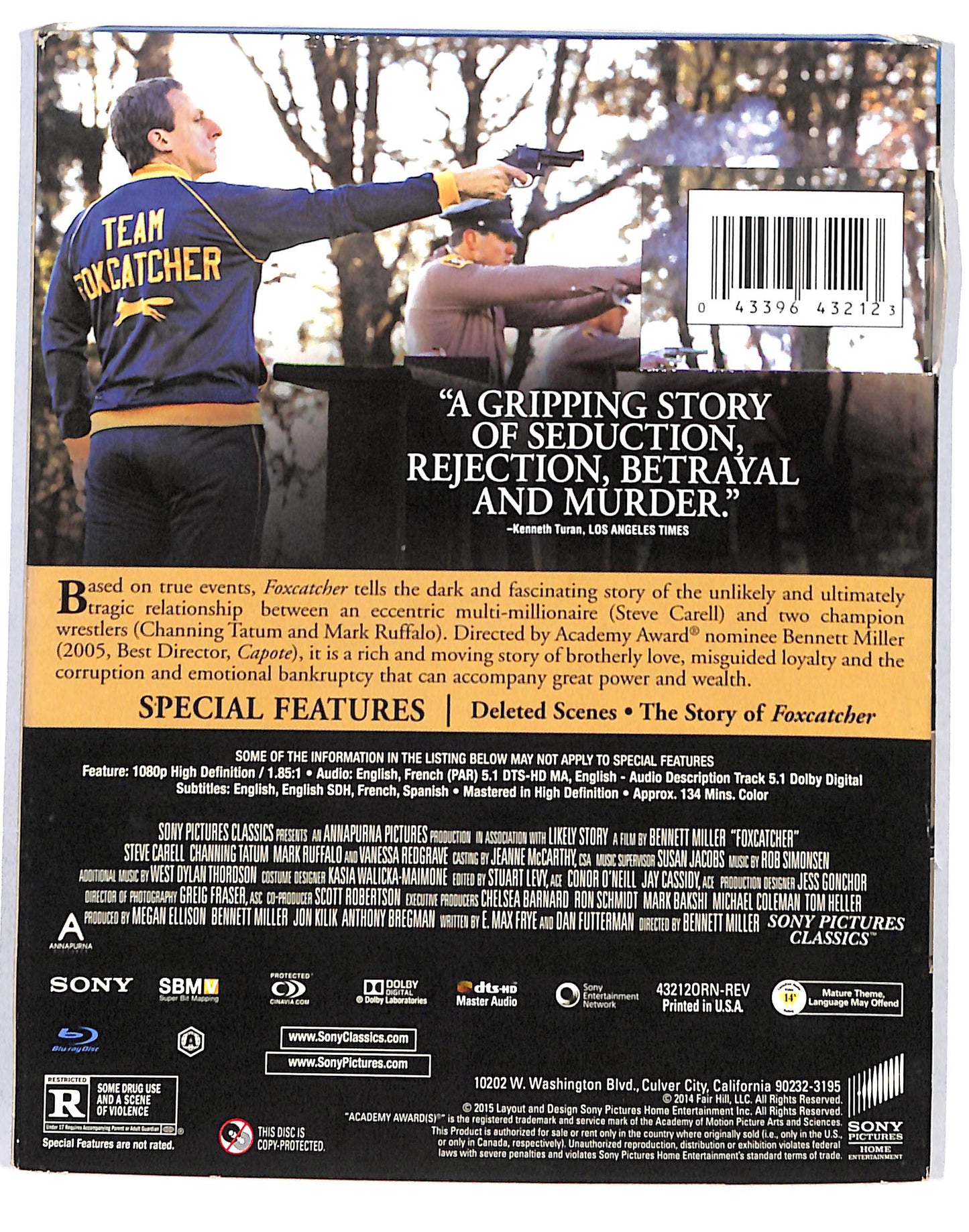 EBOND Foxcatcher + DIGITAL HD BLURAY DB664169
