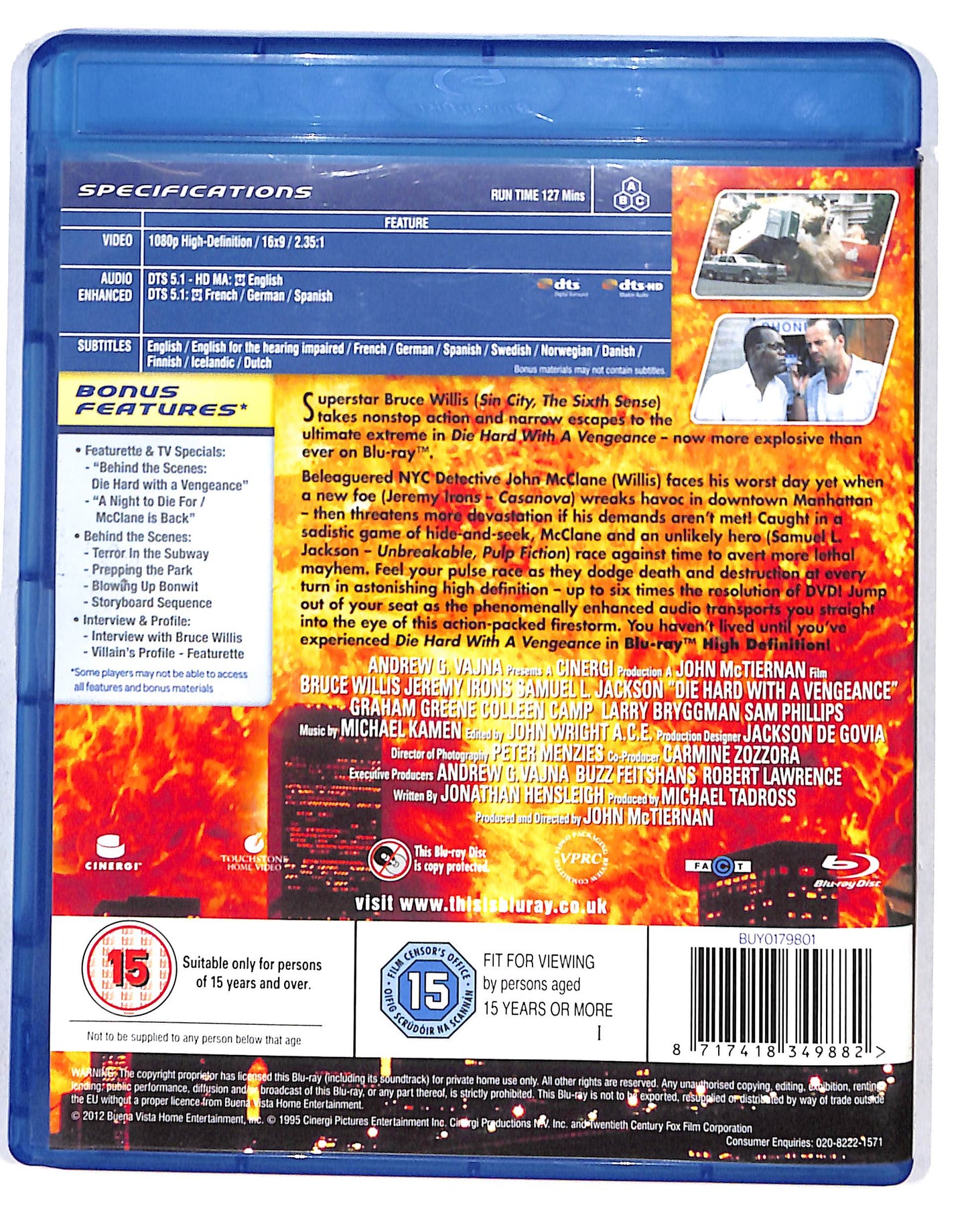 EBOND Die Hard With a Vengeance BLURAY DB664170