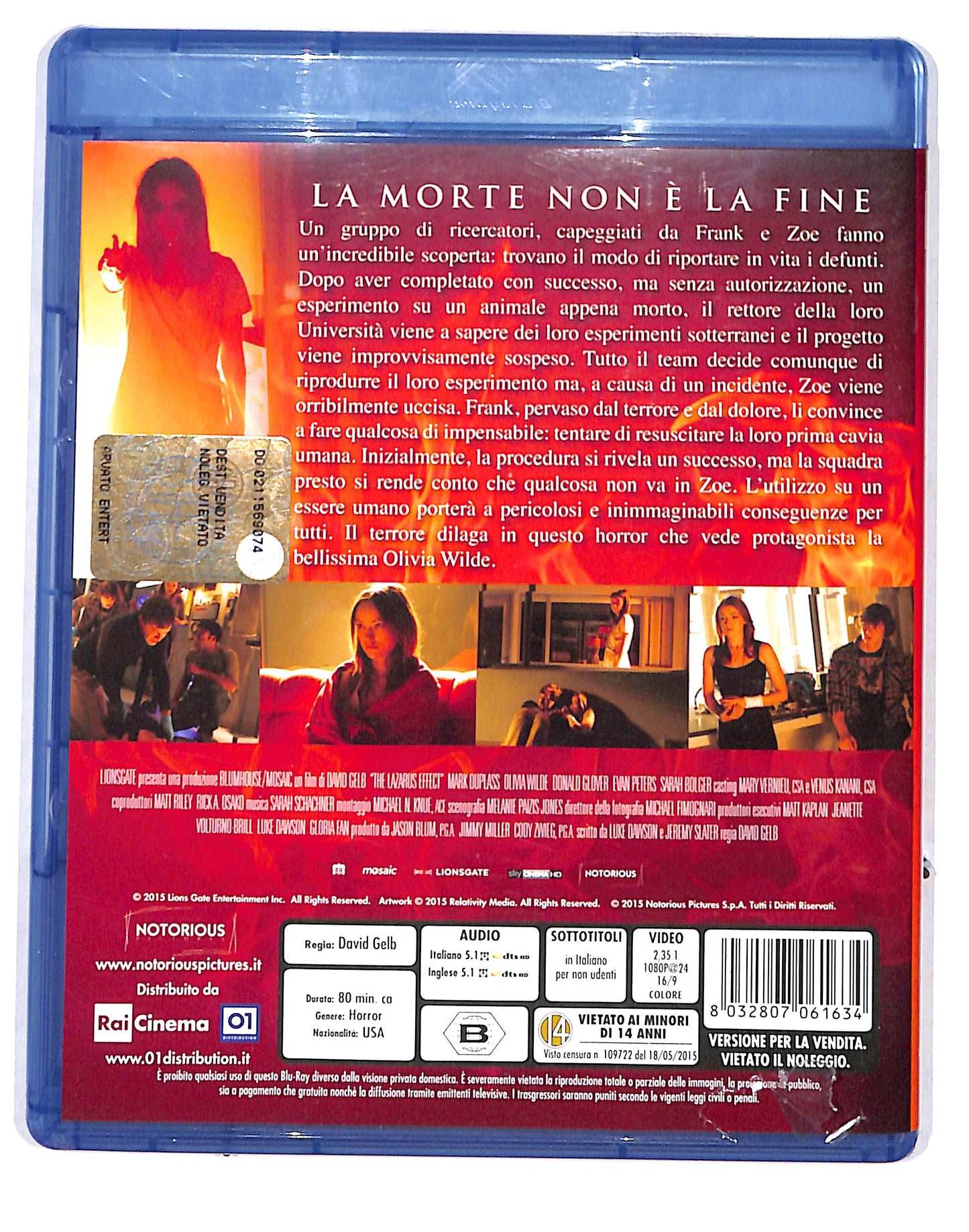 EBOND The Lazarus Effect BLURAY BLURAY DB664617