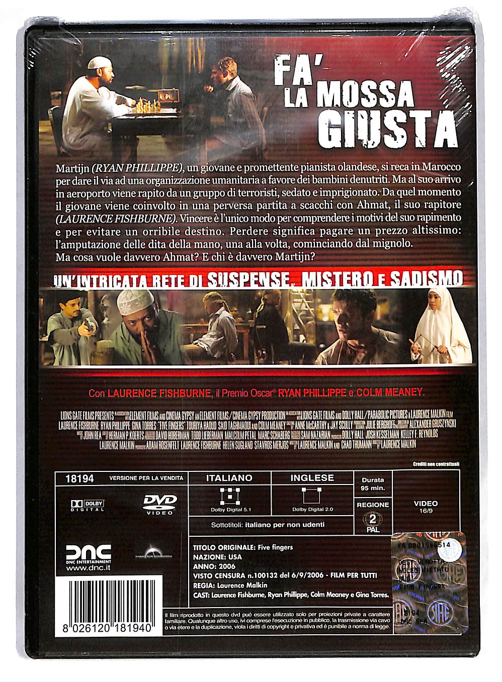 EBOND Five fingers - Gioco Mortale DVD DB664935
