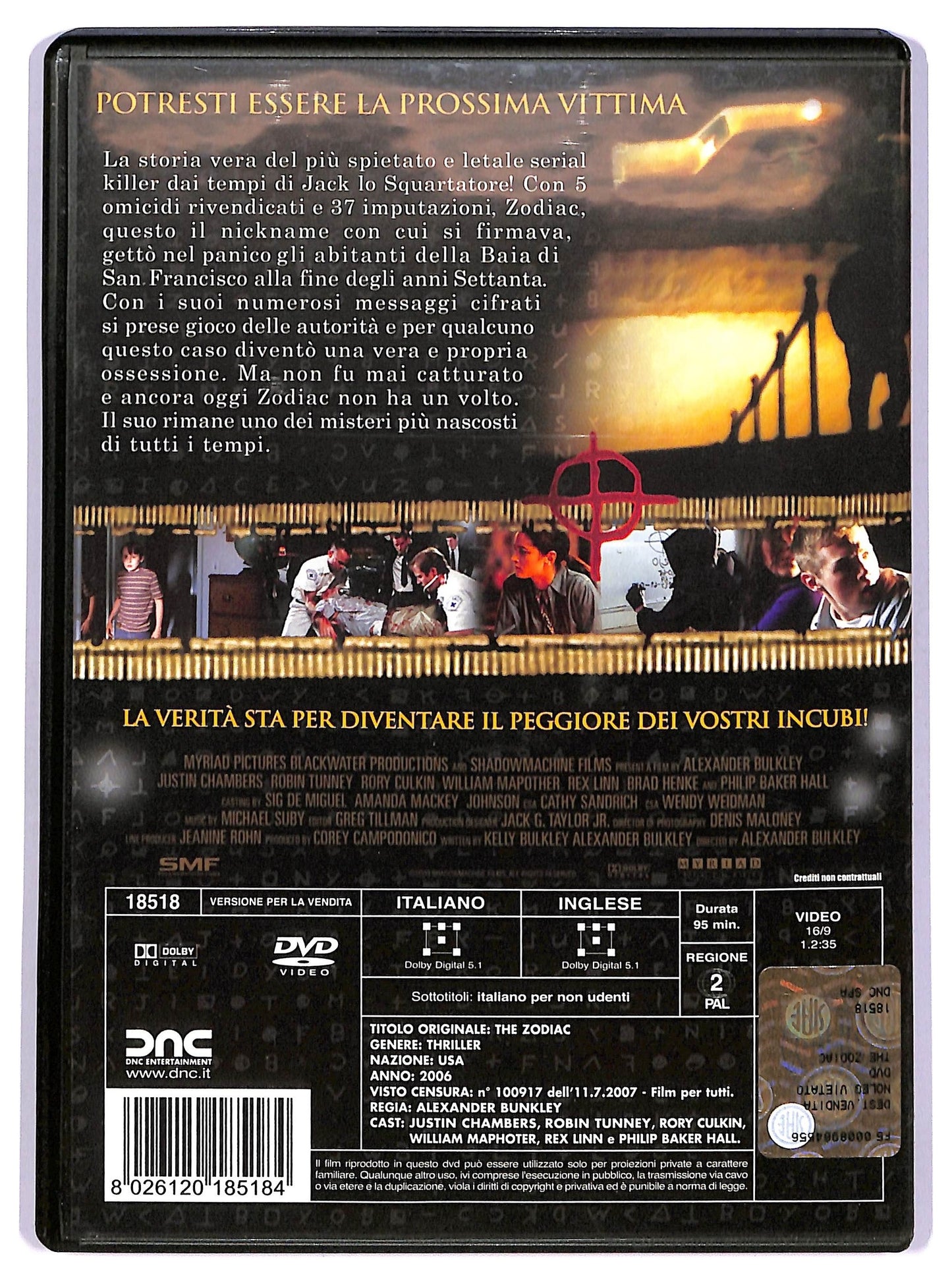EBOND The Zodiac DVD DB665424