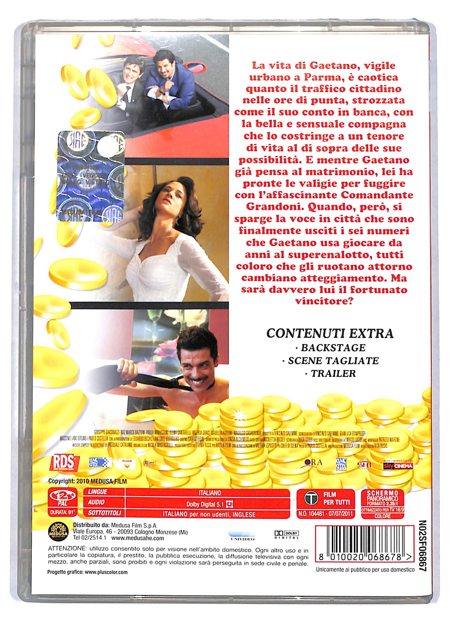 EBOND Baciato dalla fortuna DVD DB665461