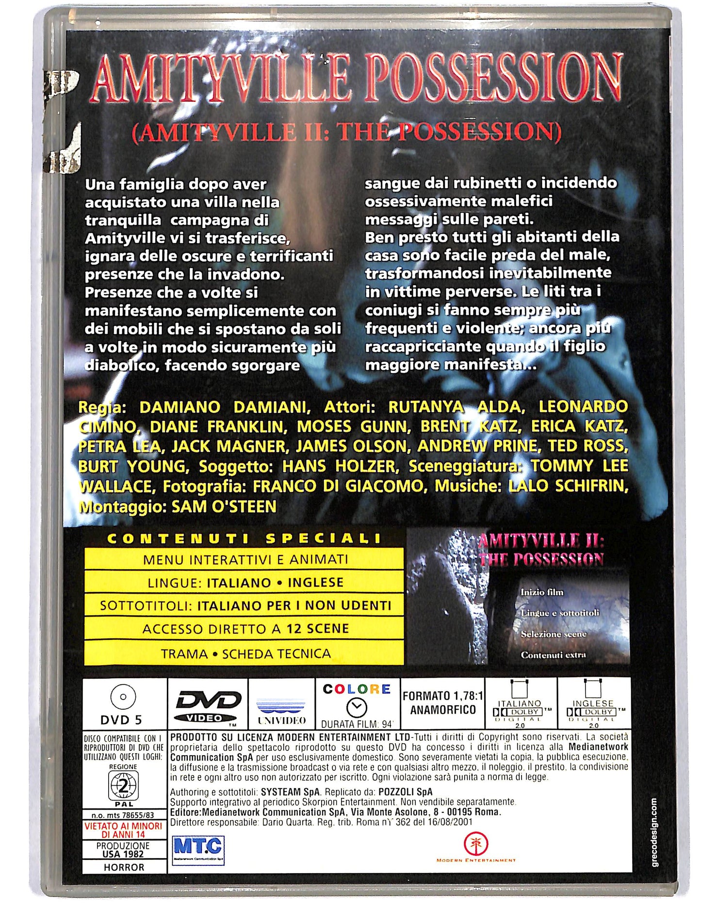 EBOND Amityville Possession EDITORIALE DVD DB665830