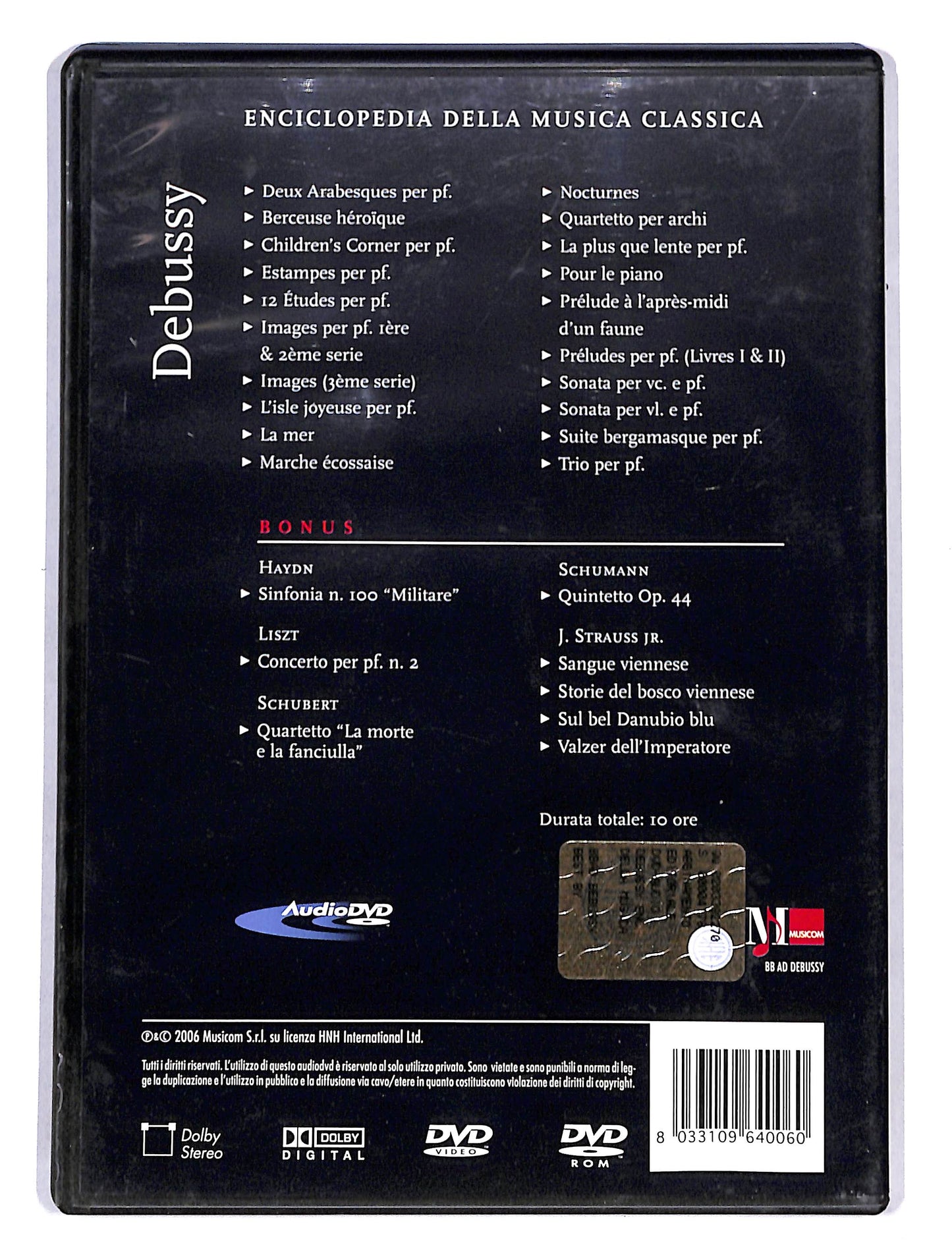 EBOND Enciclopedia della musica classica - Debussy 1862-1918 DVD DB666101