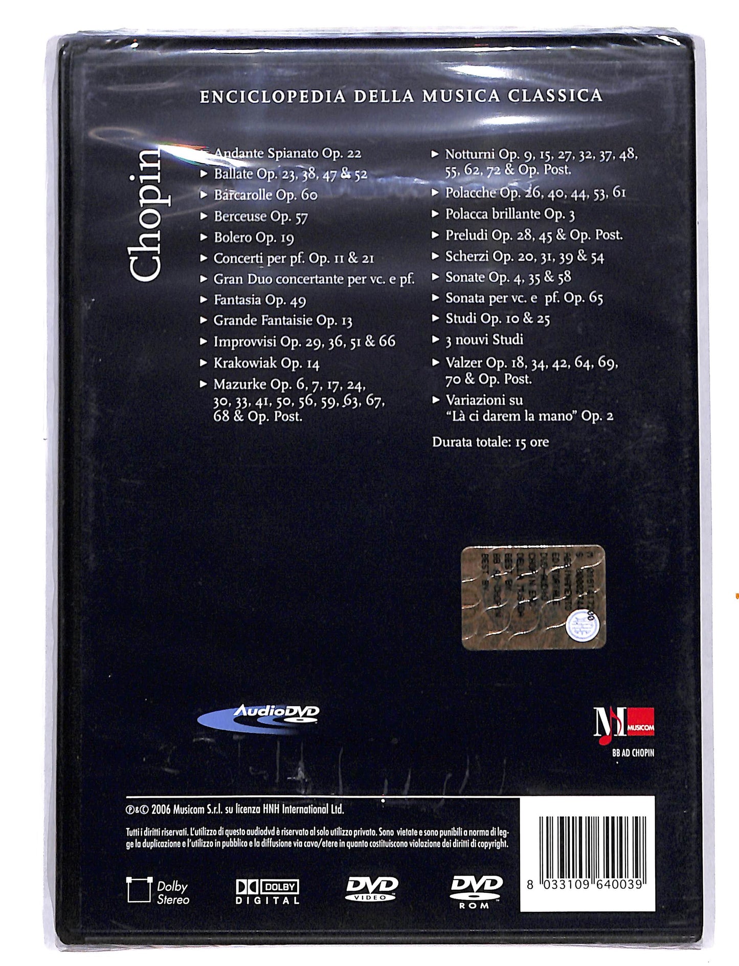 EBOND Enciclopedia della musica classica - Chopin 1810-1849 DVD DB666107