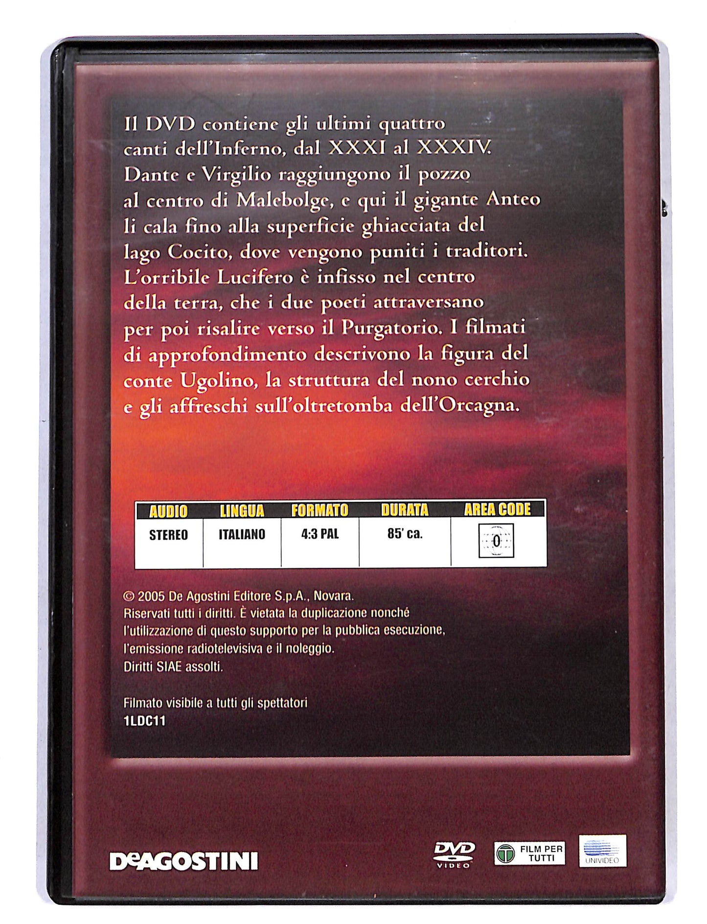 EBOND La Divina Commedia inferno canti XXXI-XXXIV DVD DB666120