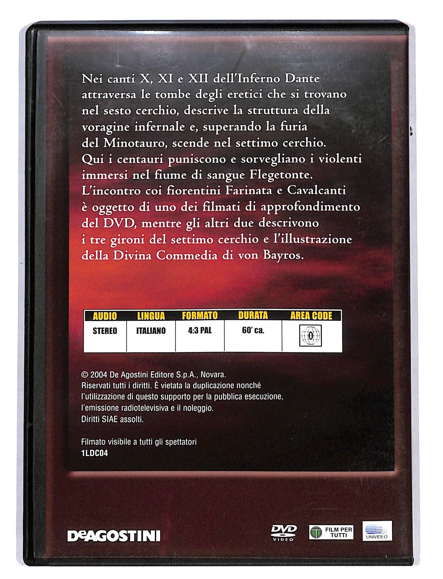 EBOND La Divina Commedia Inferno Canto X - XII EDITORIALE DVD DB666124