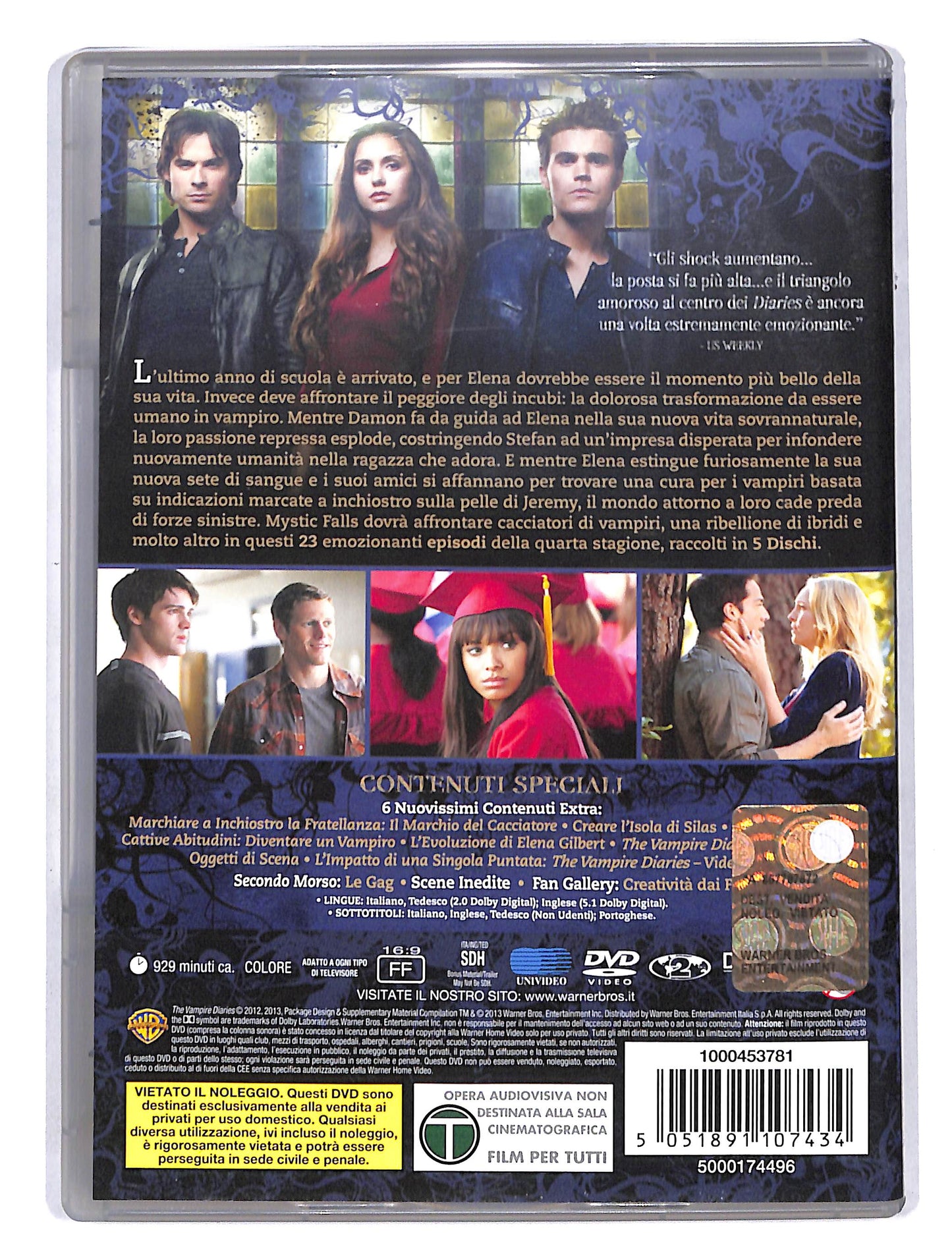 EBOND The vampire diaries - l'amore morde - quarta stagione DVD DB666129