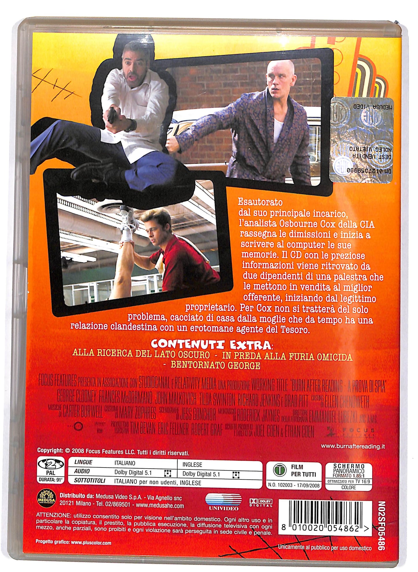 EBOND Burn After Reading - A prova di spia DVD DB666460