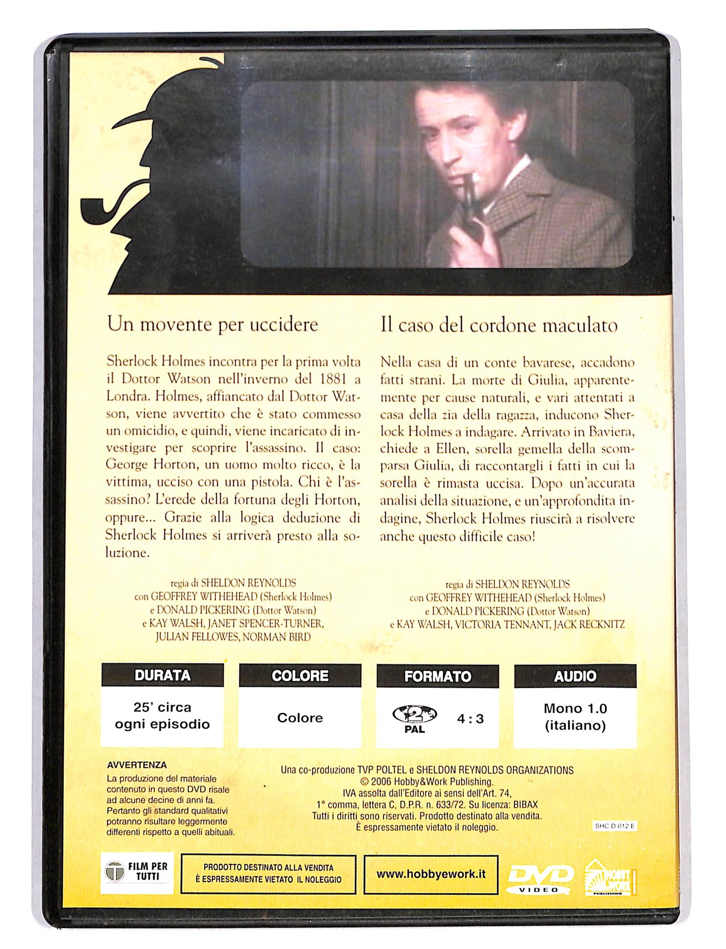 EBOND Sherlock Holmes un movente per uccidere DVD DB666628