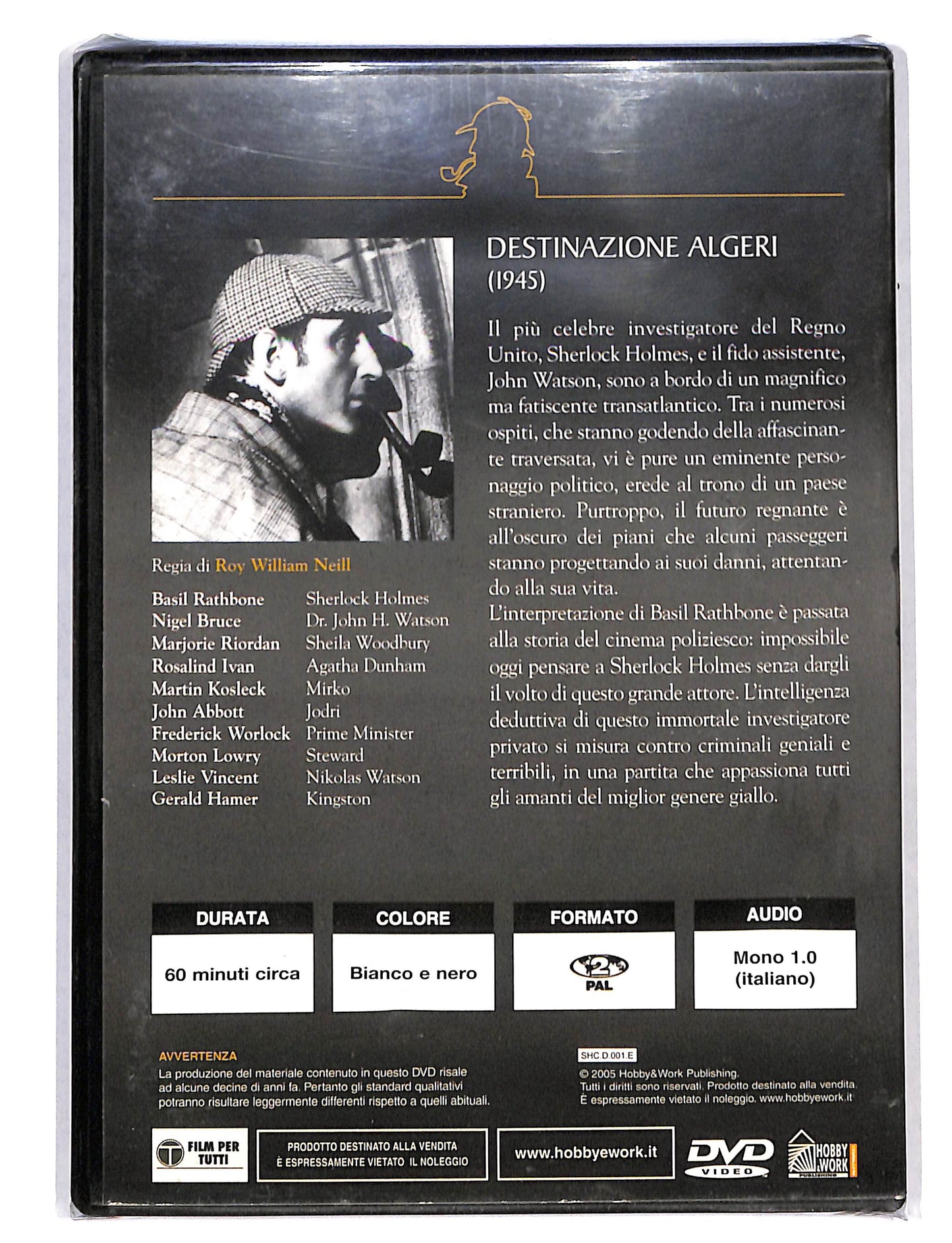 EBOND Sherlock Holmes Destinazione Algeri EDITORIALE DVD DB666633