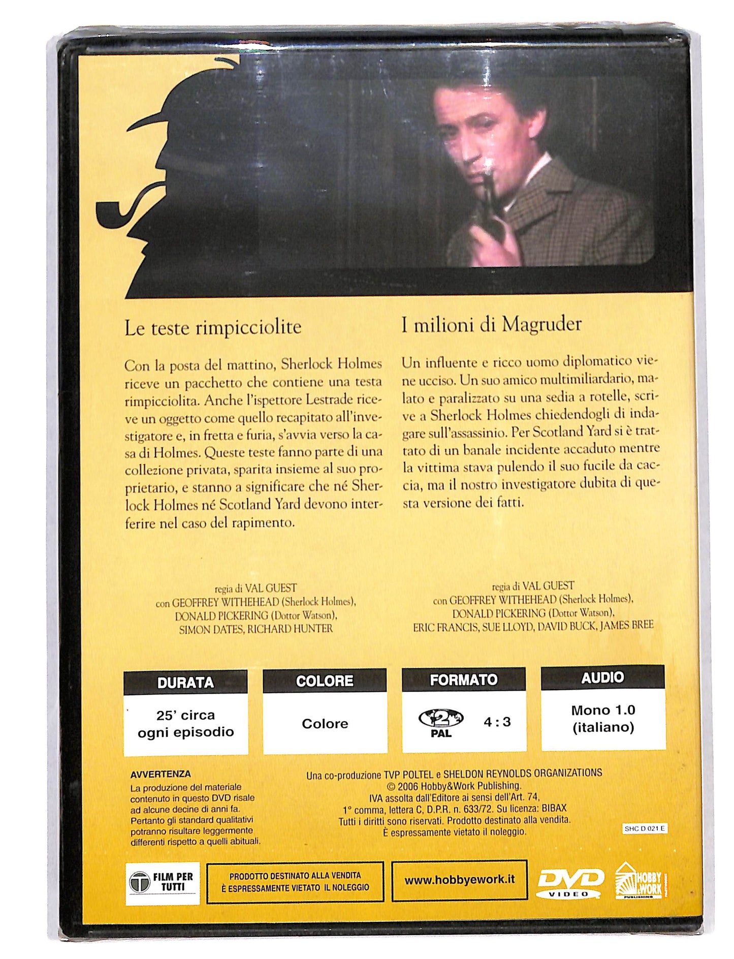 EBOND Sherlock Holmes le teste rimpicciolite I milioni di Magruder DVD DB666638