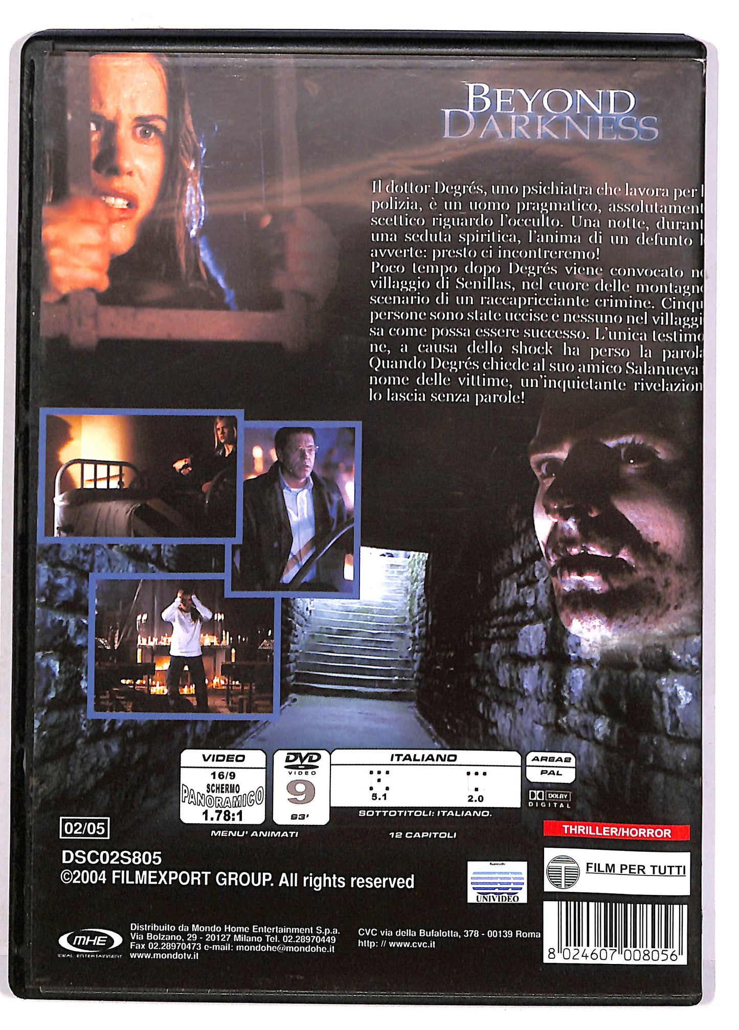 EBOND Beyond Darkness DVD DB666701