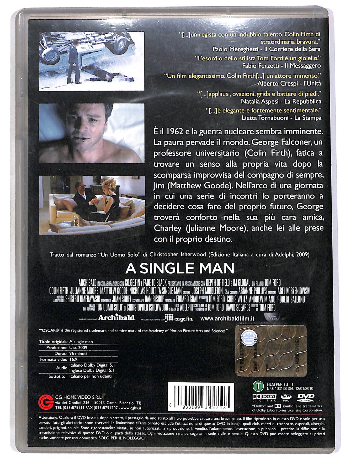 EBOND A Single Man NOLEGGIO DVD DB666717
