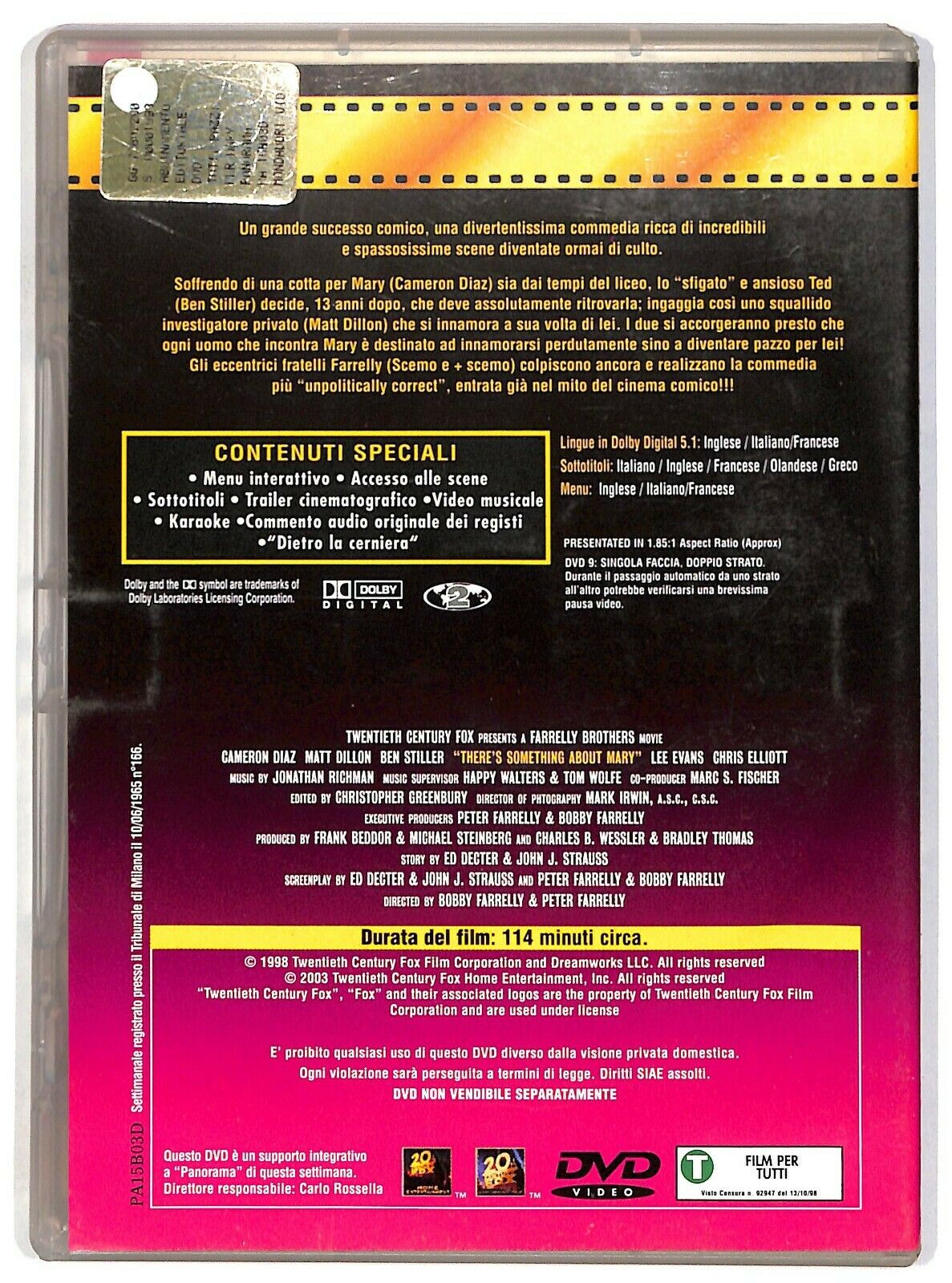 EBOND Tutti Pazzi Per Mary Editoriale DVD DB666908