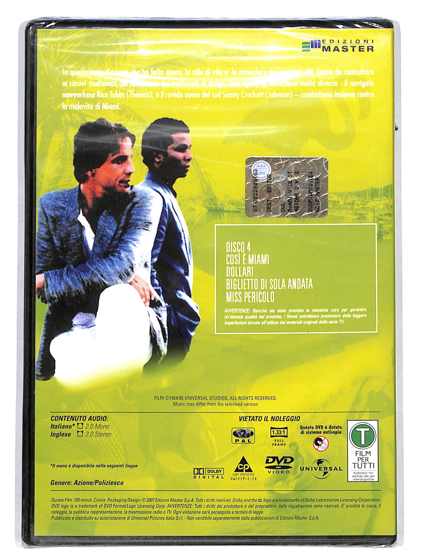 EBOND Miami Vice stagione 2 disco 4 EDITORIALE DVD DB667101