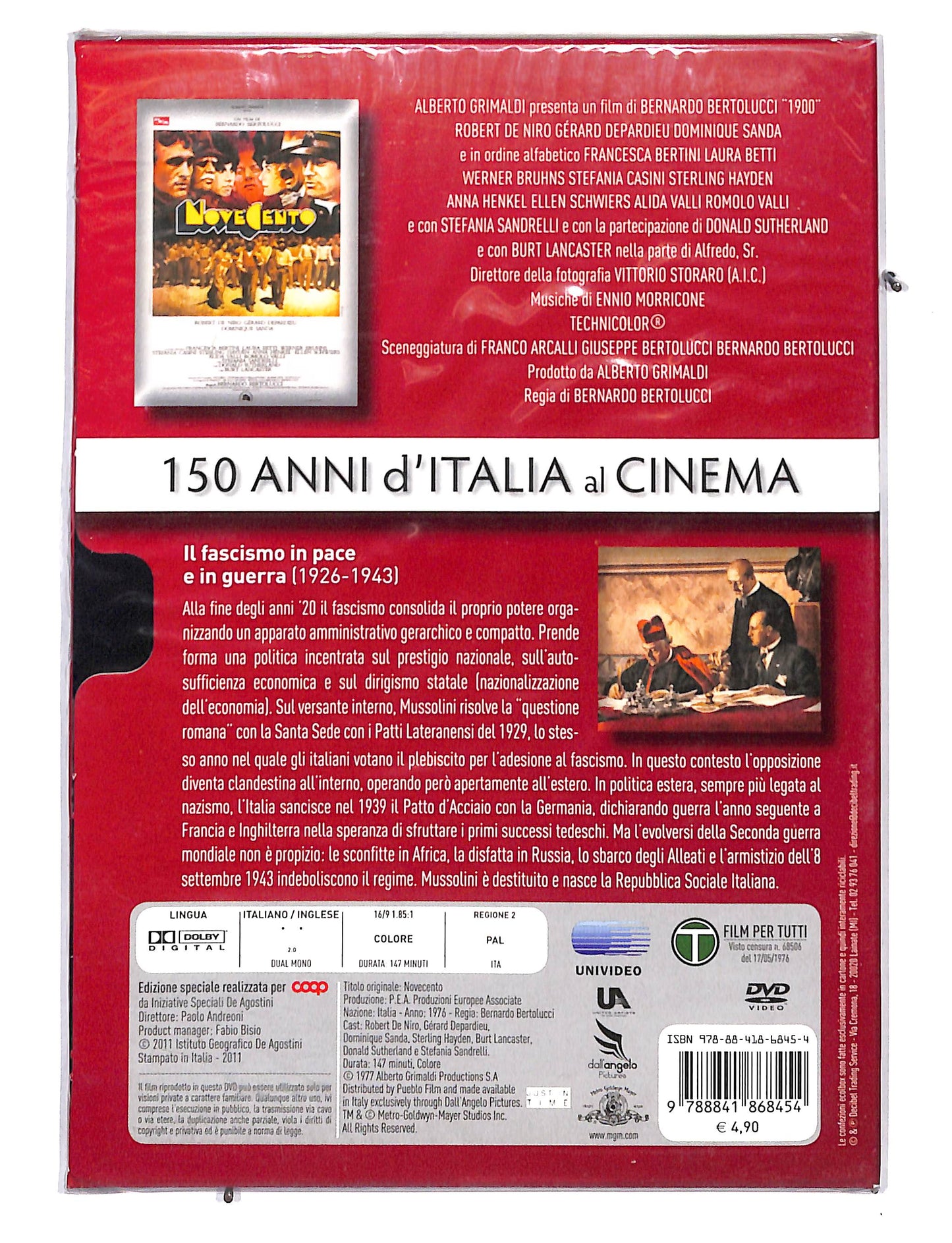 EBOND 150 anni d'Italia al cinema vol.4 Novecento atto II DVD DB667105