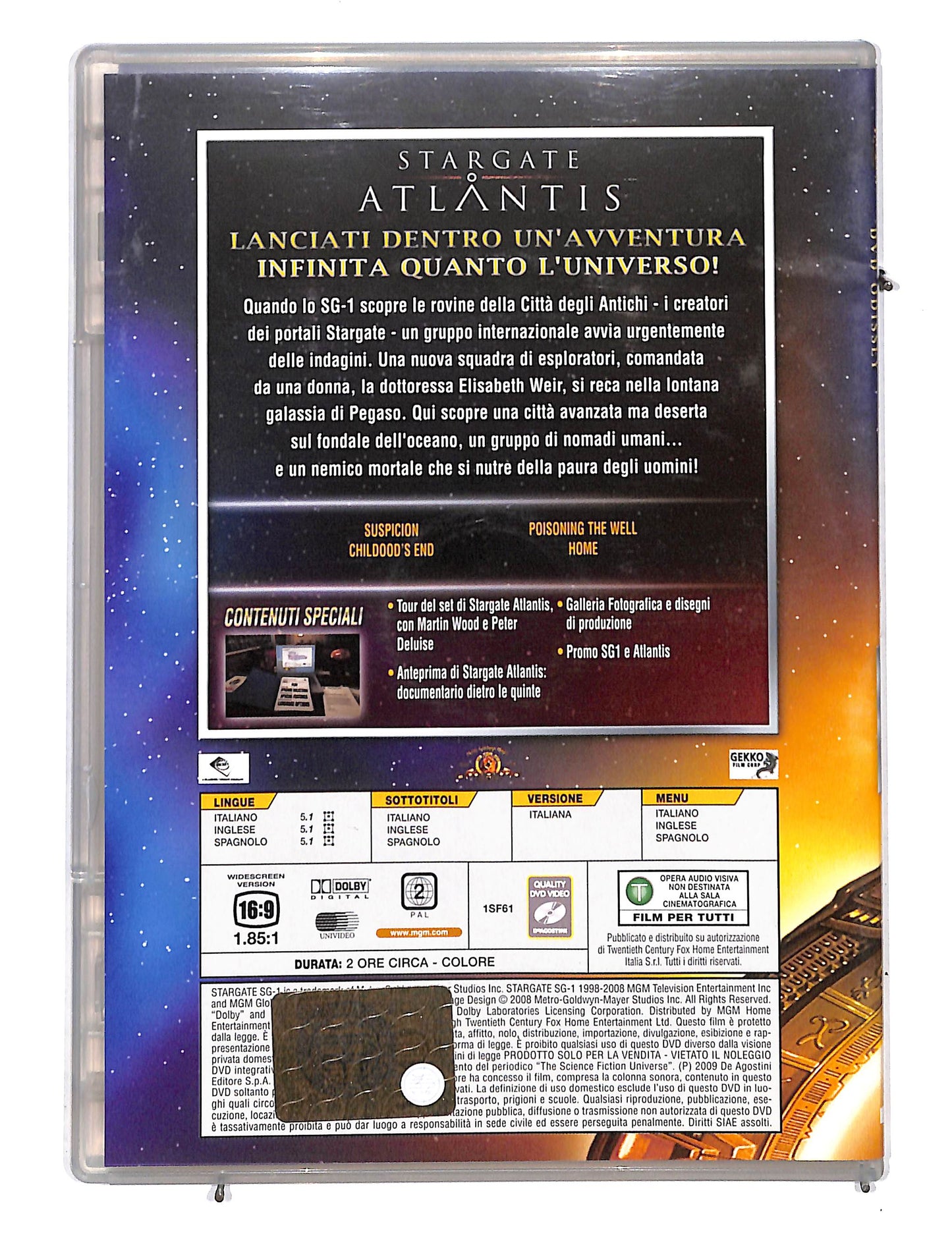 EBOND Stargate dvd Odissey Atlantis File 5-8 EDITORIALE DVD DB667120