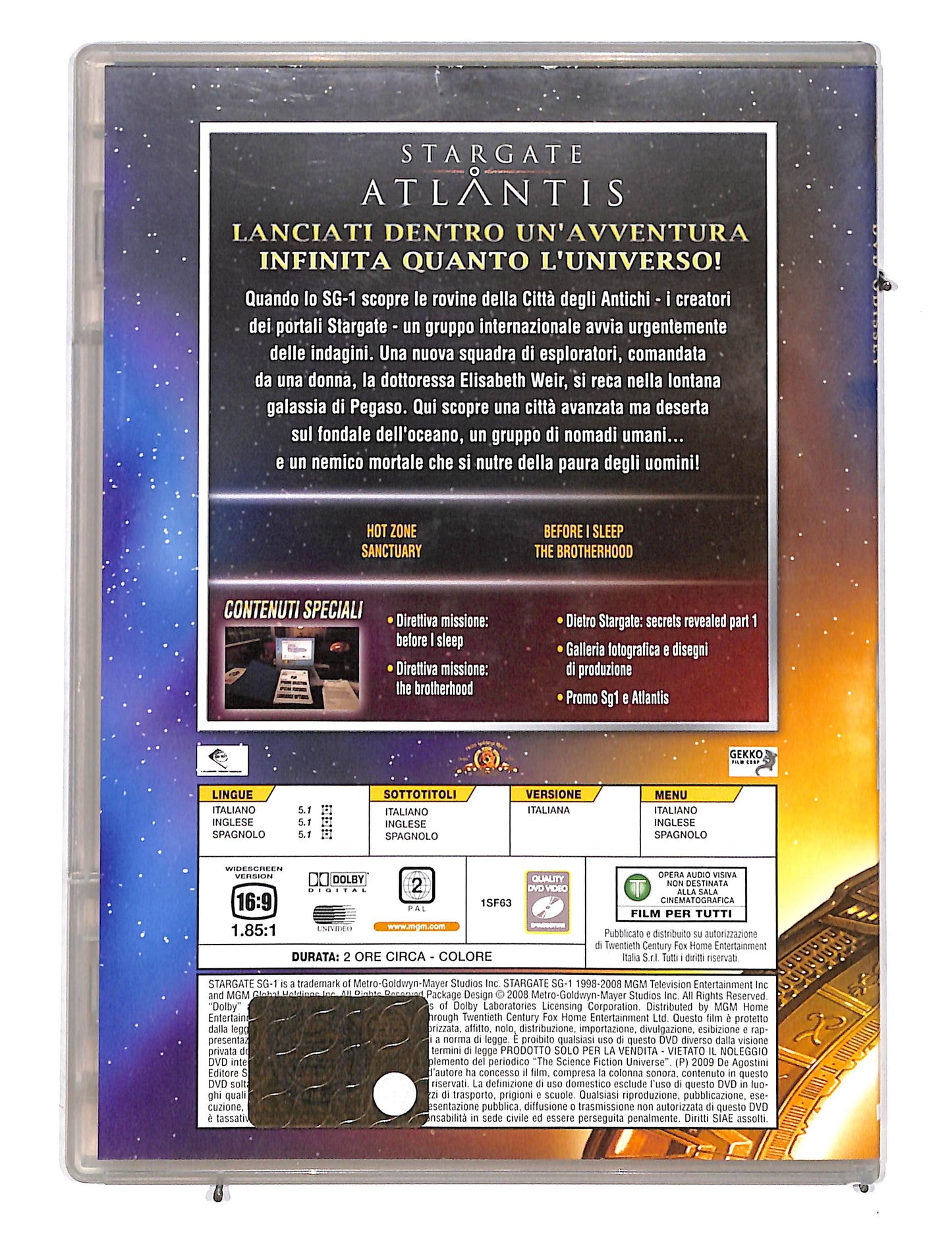 EBOND Stargate dvd Odissey Atlantis file 13-16 EDITORIALE DVD DB667122