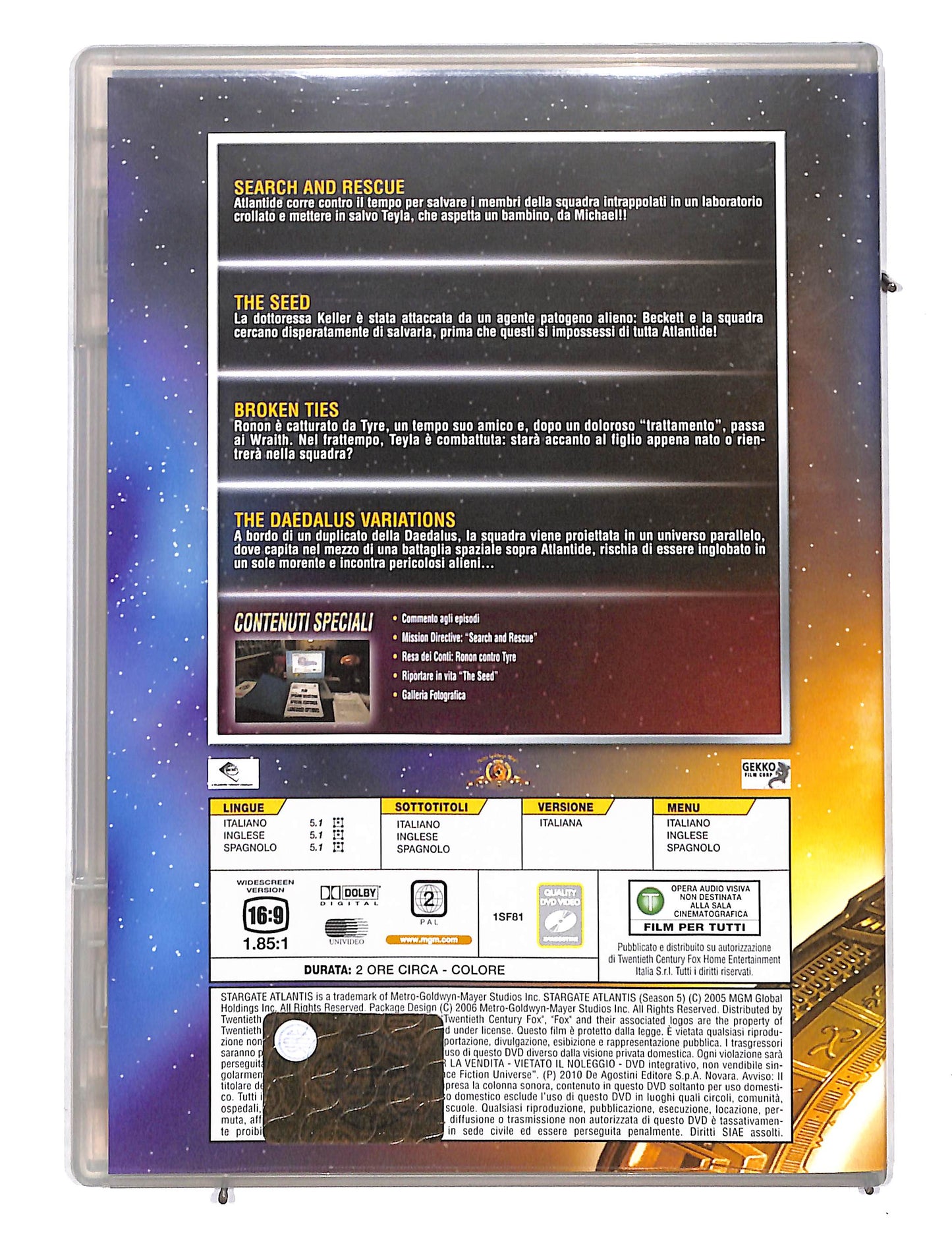 EBOND Stargate dvd Odissey Atlantis file 81-84 EDITORIALE DVD DB667131