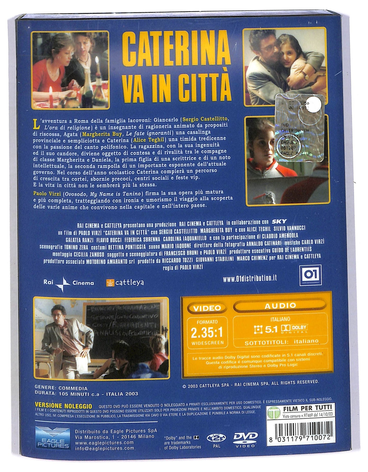 EBOND Caterina va in citta NOLEGGIO DVD DB667205
