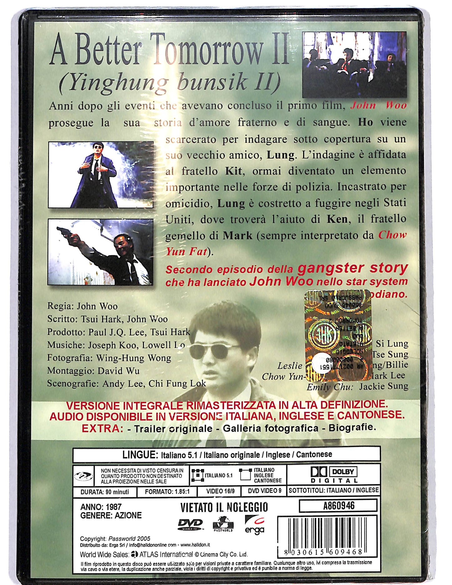 EBOND A better tomorrow II DVD DB667250