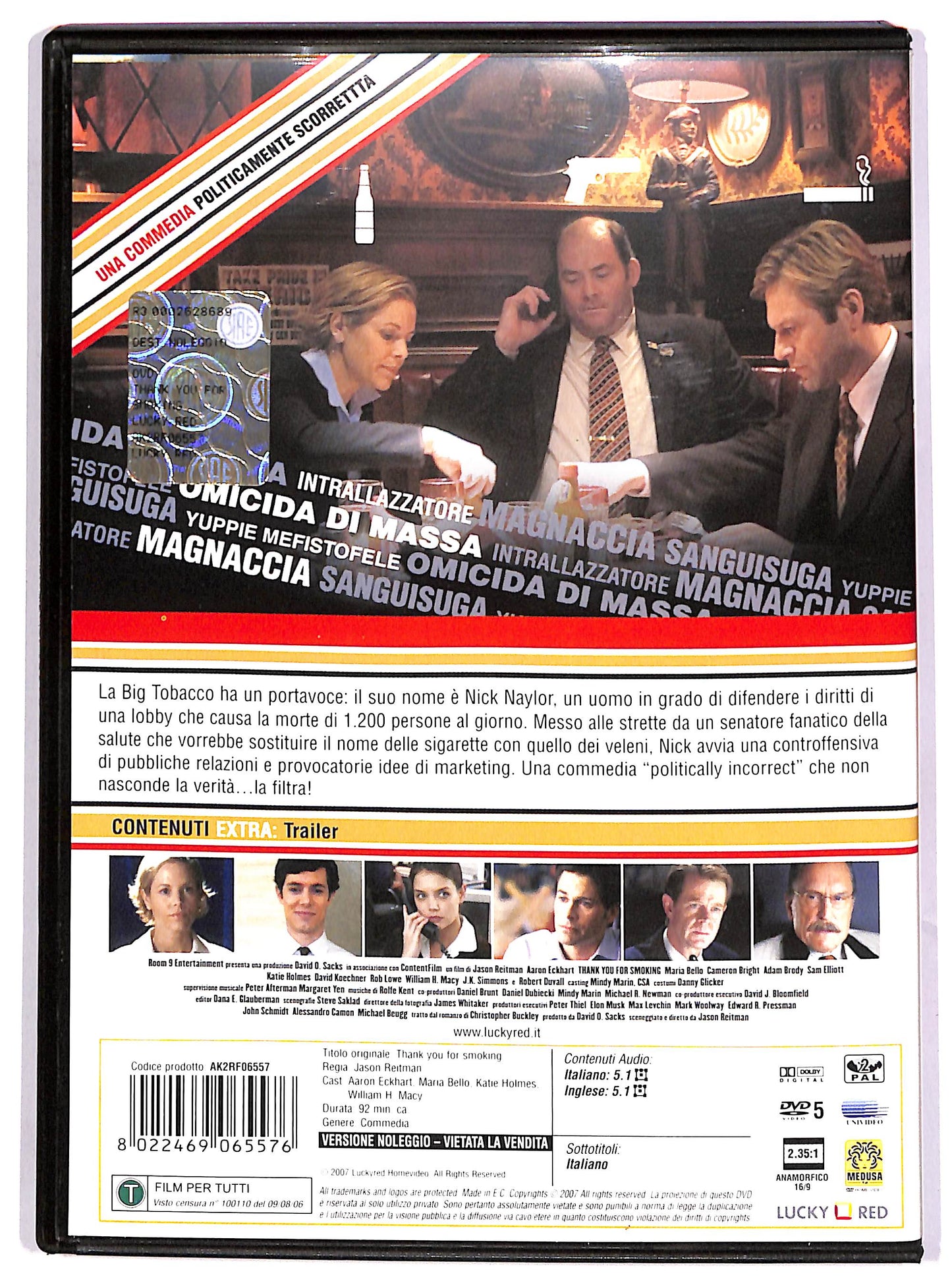 EBOND Thank You for Smoking NOLEGGIO DVD DB667261