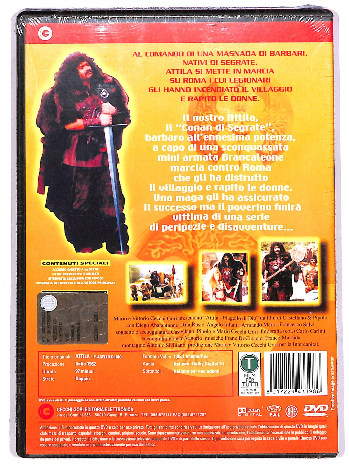 EBOND Attila flagello di Dio DVD DB668105