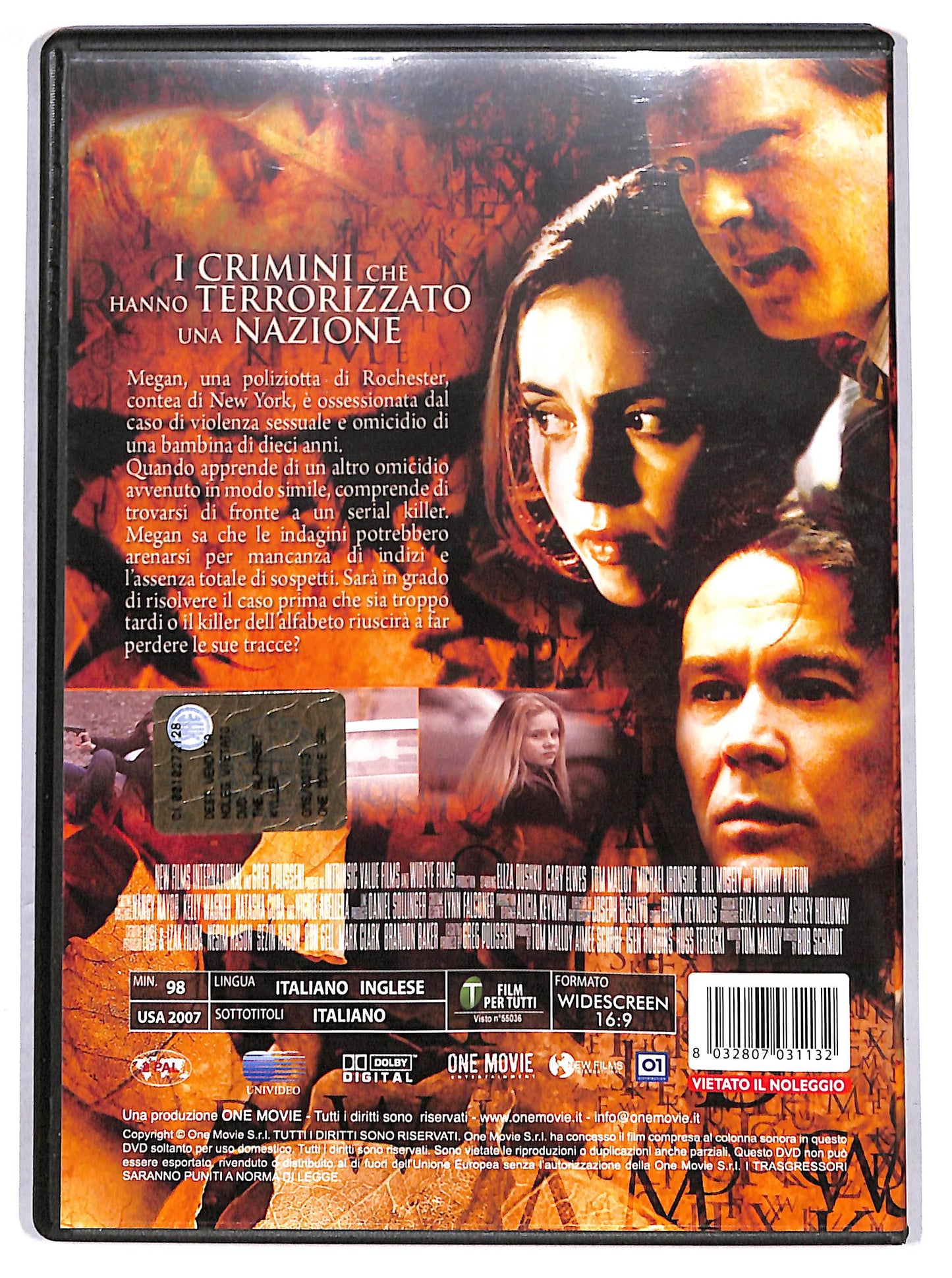 EBOND the alphabet killer DVD DB668218