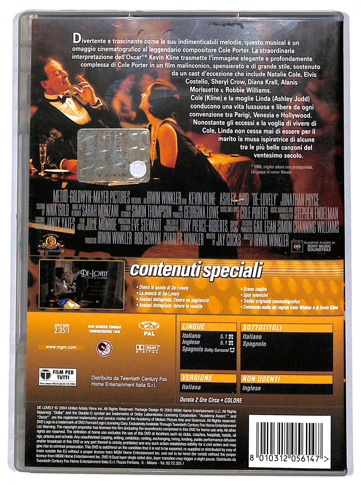 EBOND De-Lovely - cosi facile da amare EDIZIONE SPECIALE DVD DB668225