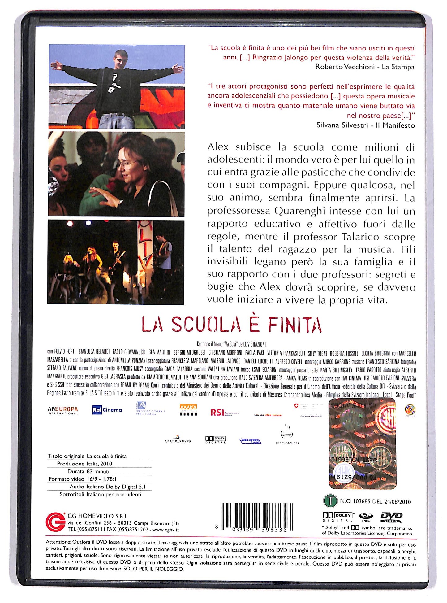 EBOND La scuola e finita Noleggio DVD DB668811
