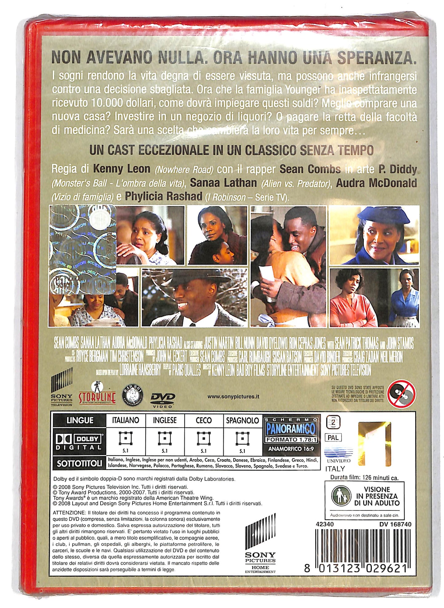 EBOND A raisin in the sun Un grappolo di sole NOLEGGIO DVD DB669152