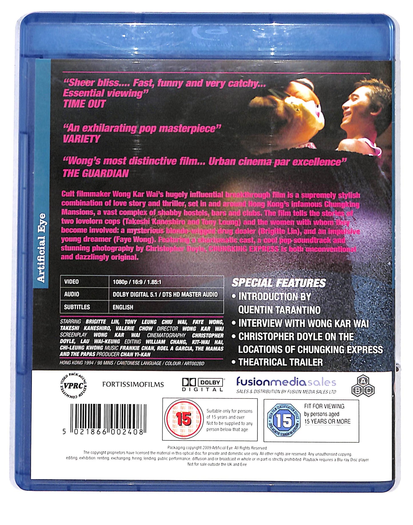 EBOND Chung-King Express UK Editon BLURAY BLURAY DB669411