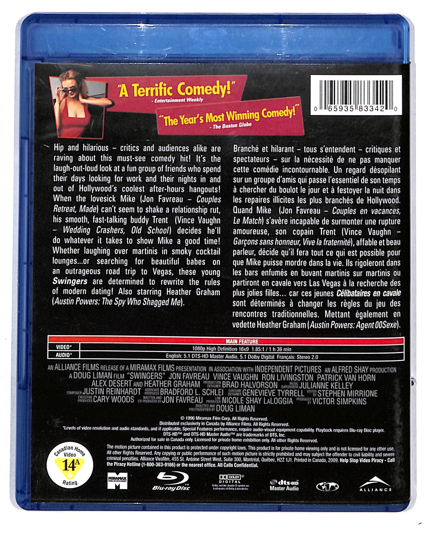 EBOND Swingers BLURAY DB669442