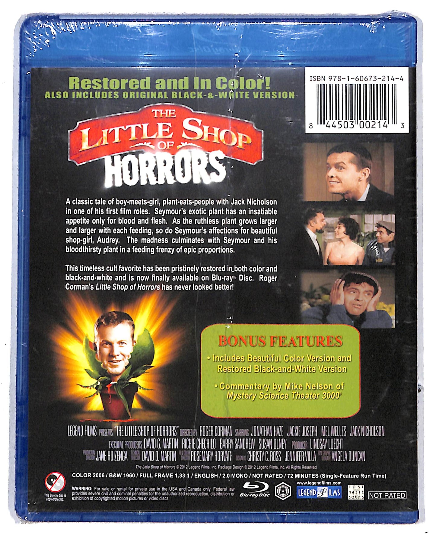 EBOND The Little Shop Of Horrors Edizione Stati Uniti BLURAY DB669452