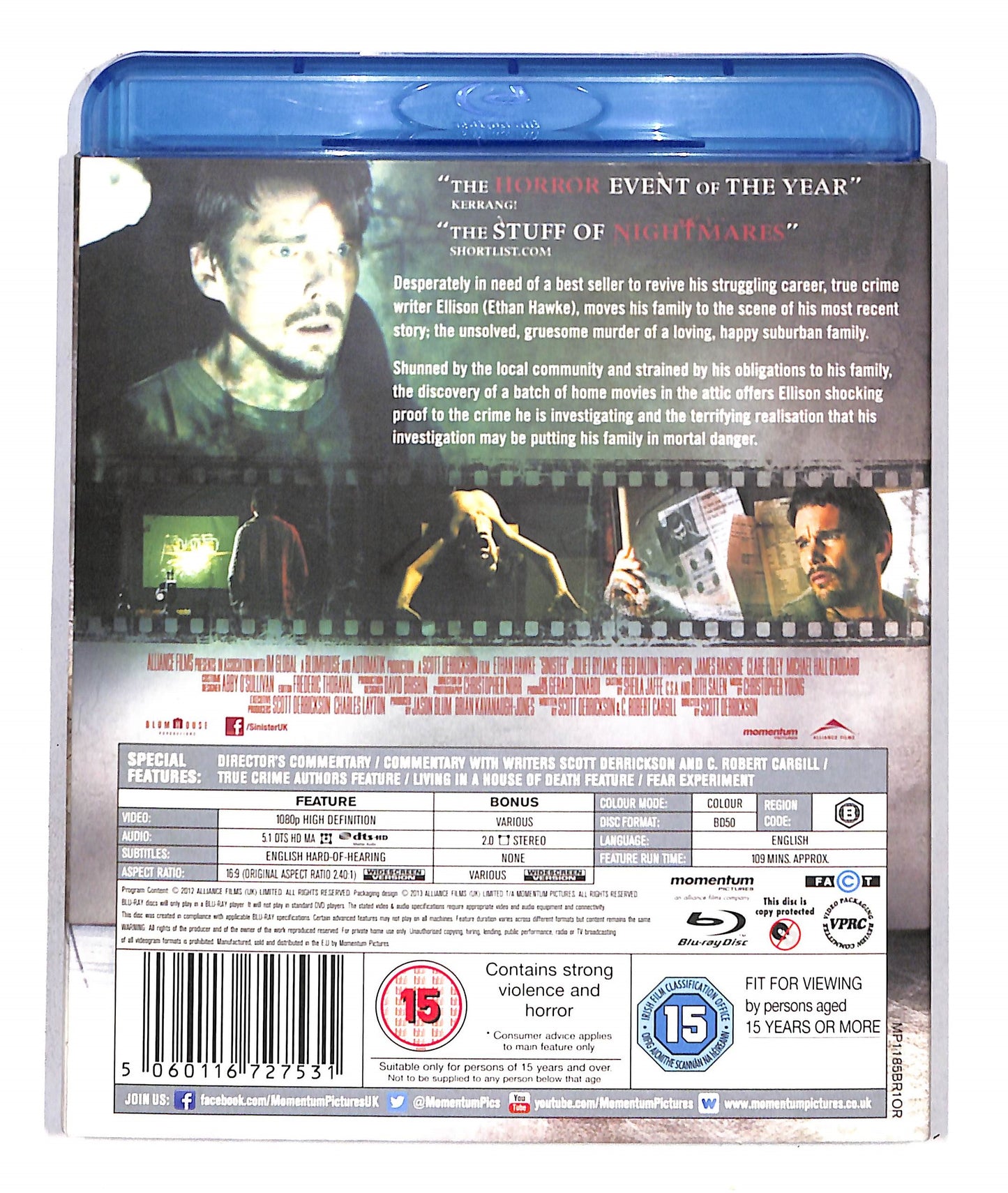EBOND Sinister Edizione: Regno Unito BLURAY DB669462