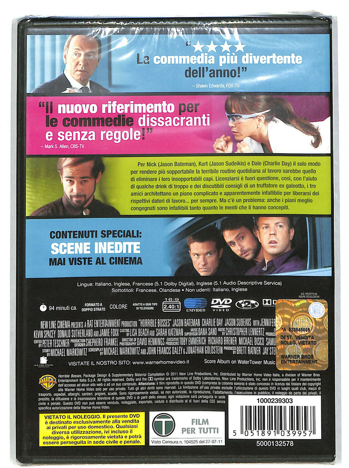 EBOND Come Ammazzare Il Capo e Vivere Felici DVD DB669637