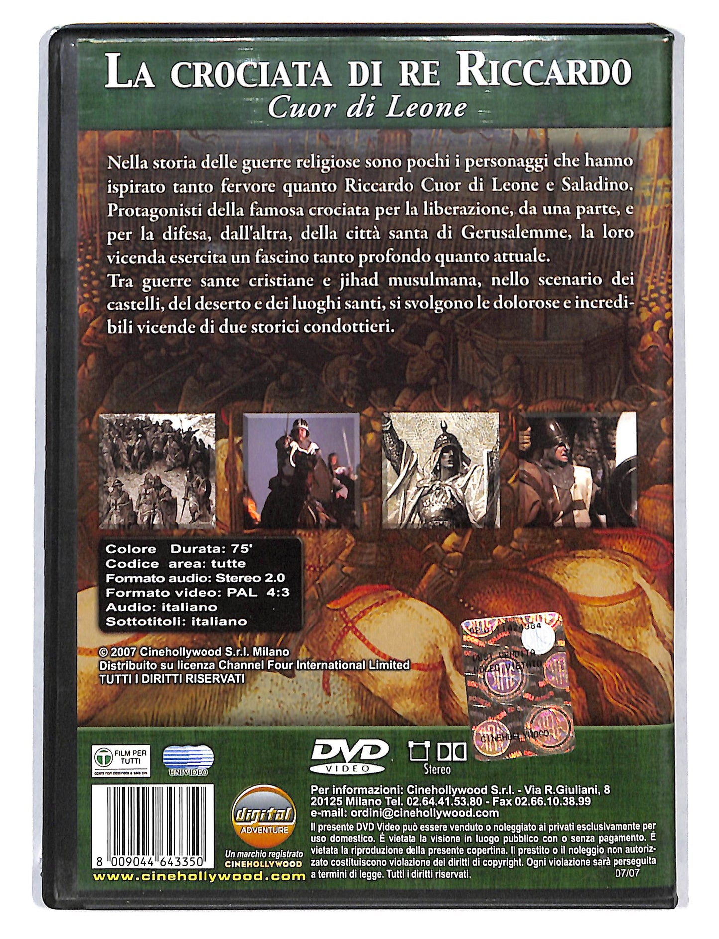 EBOND Il Medioevo - la crociata di re riccardo DVD DB670105