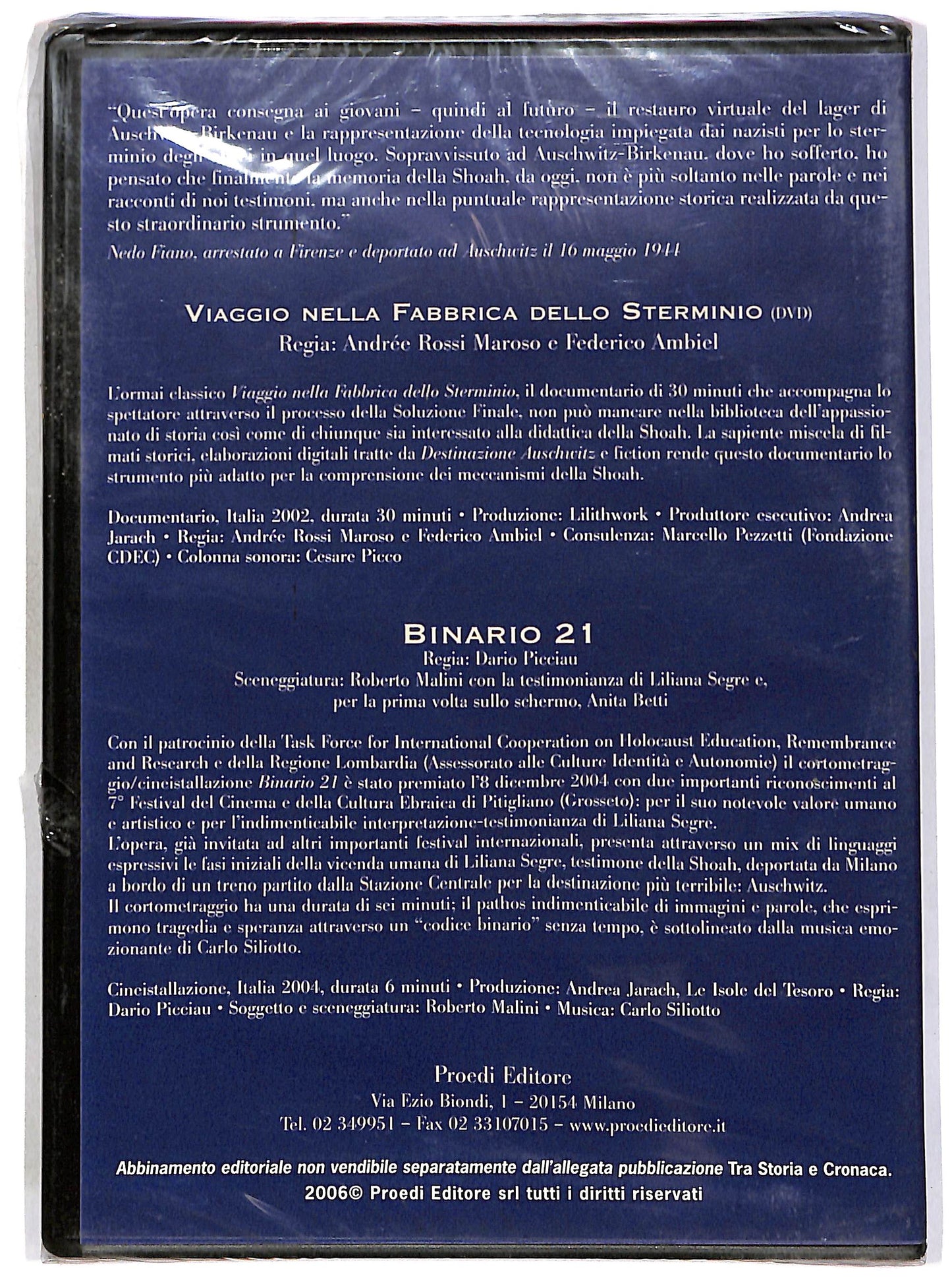 EBOND Viaggio nella fabbrica dello sterminio EDITORIALE DVD DB670108