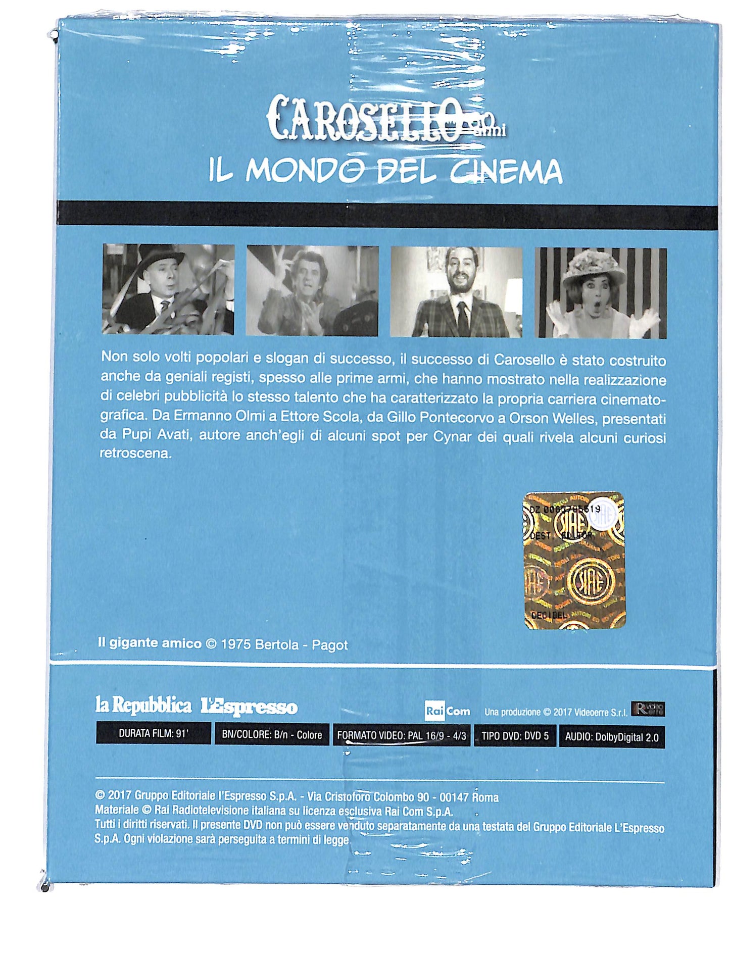 EBOND Carosello vol 5 il mondo del cinema EDITORIALE DVD DB670137