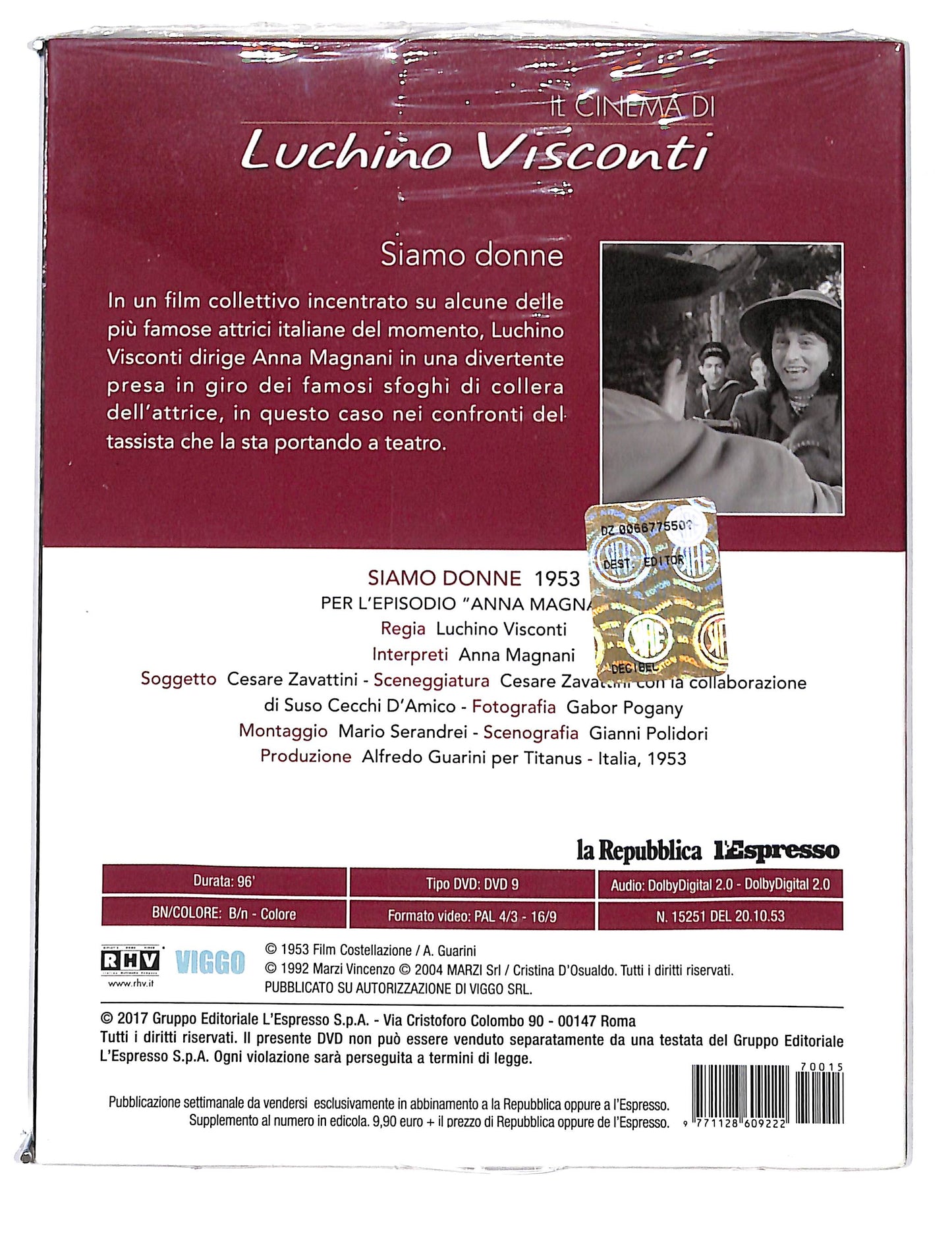 EBOND Luchino Visconti Siamo donne vol.15 EDITORIALE DVD DB670153