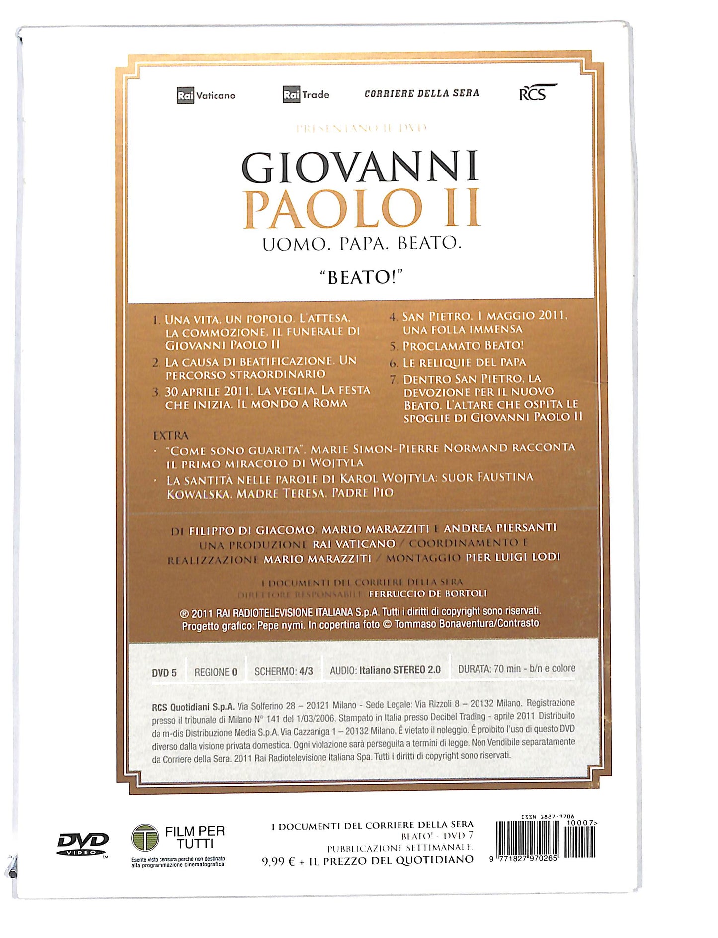 EBOND Giovanni Paolo II vol. 7 Beato EDITORIALE DVD DB670156